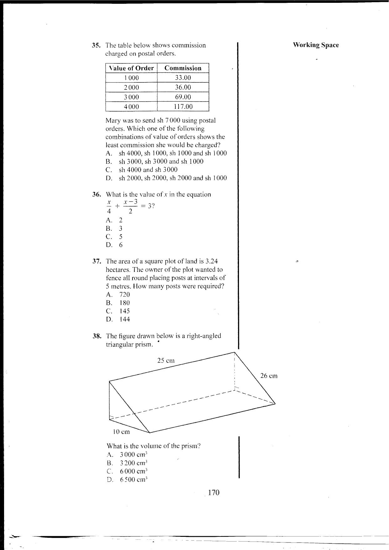 How to Use the Answer Sheet (2016) — page 10 of 16