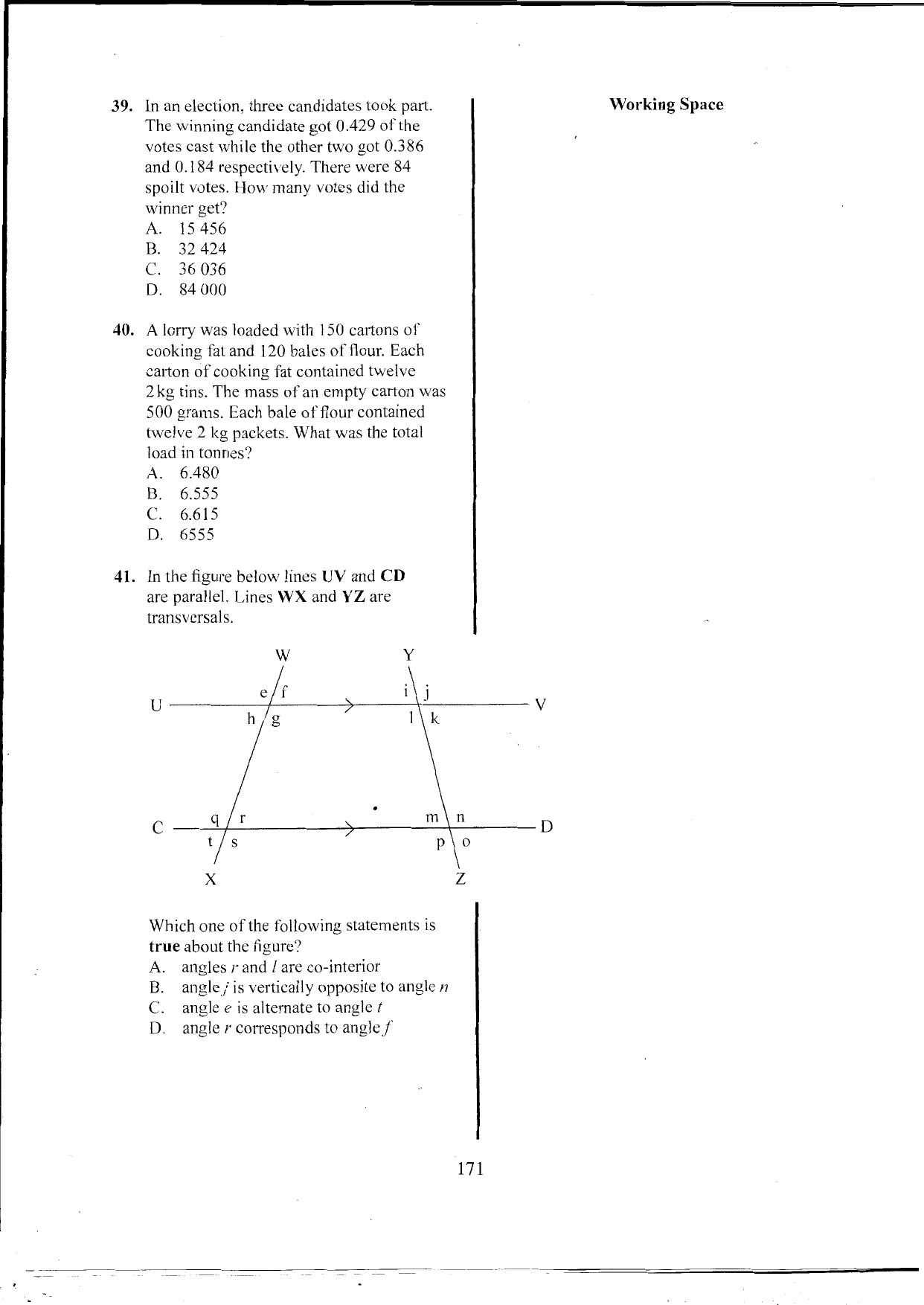 How to Use the Answer Sheet (2016) — page 11 of 16