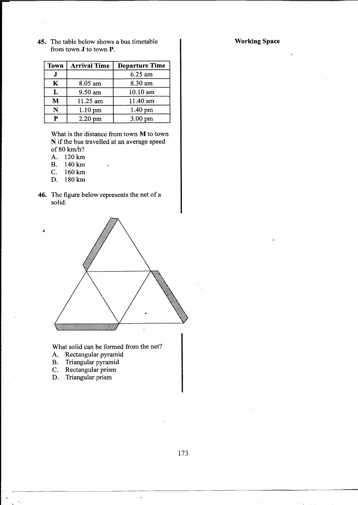 How to Use the Answer Sheet (2016) — page 13 of 16