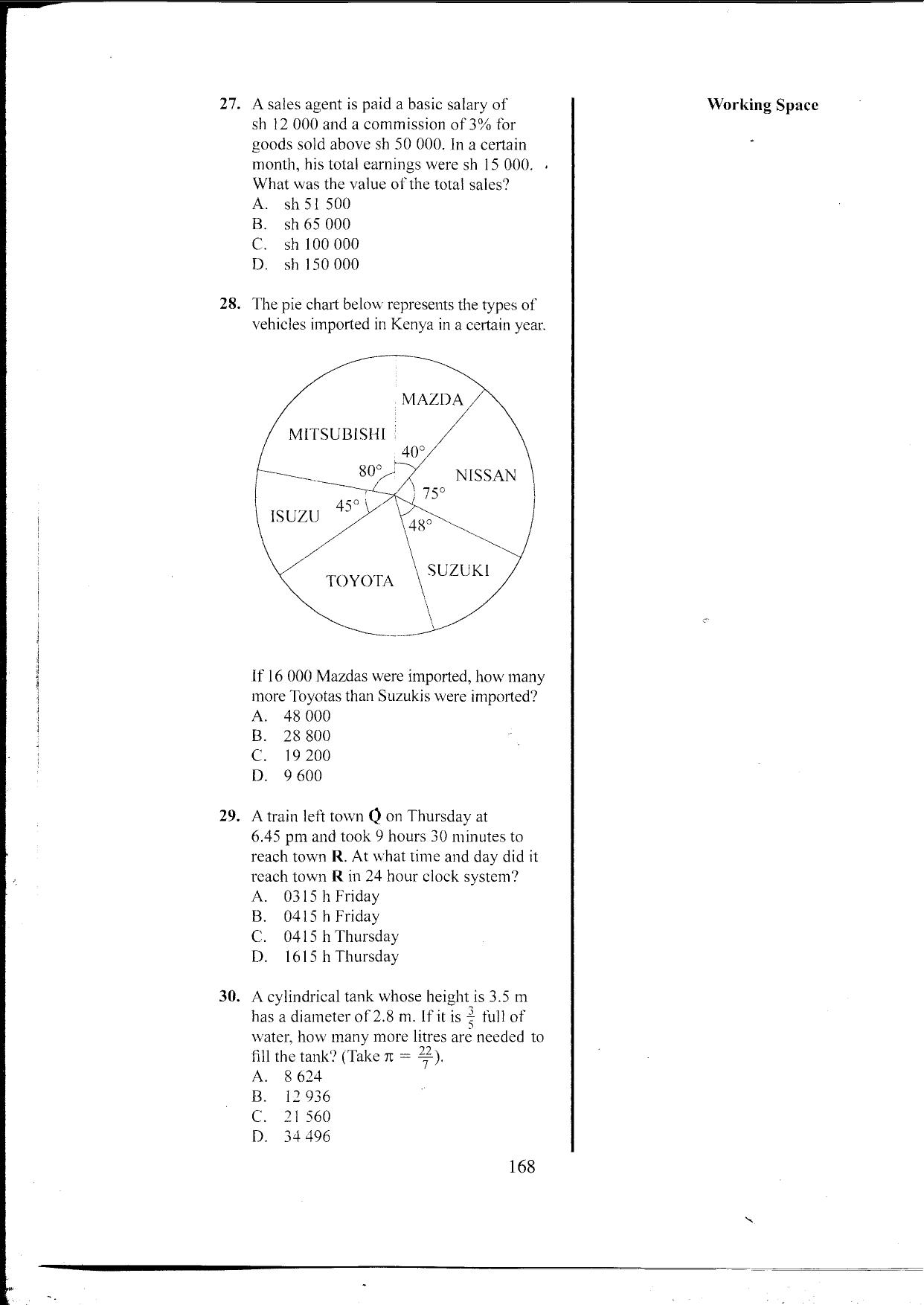 How to Use the Answer Sheet (2016) — page 8 of 16