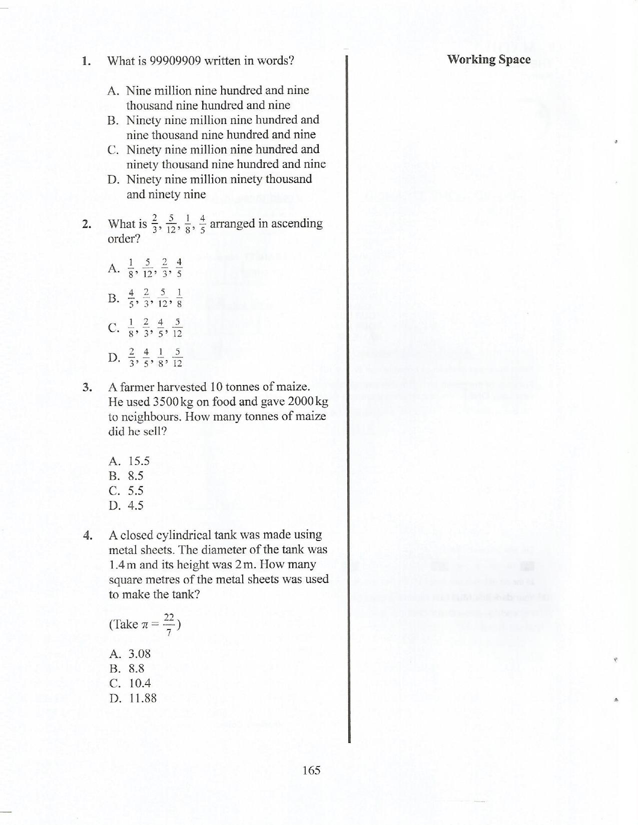 How to Use the Answer Sheet (2017) — page 2 of 16