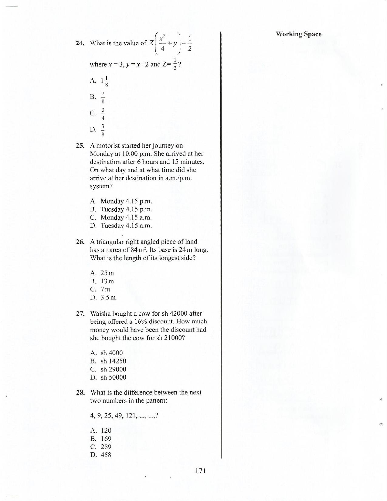 How to Use the Answer Sheet (2017) — page 8 of 16