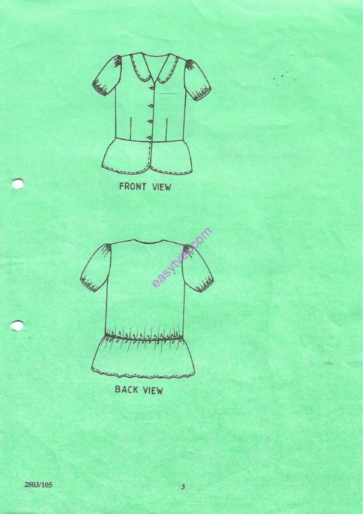 1 Clothing Construction 1 Practical (2014) — page 3 of 3