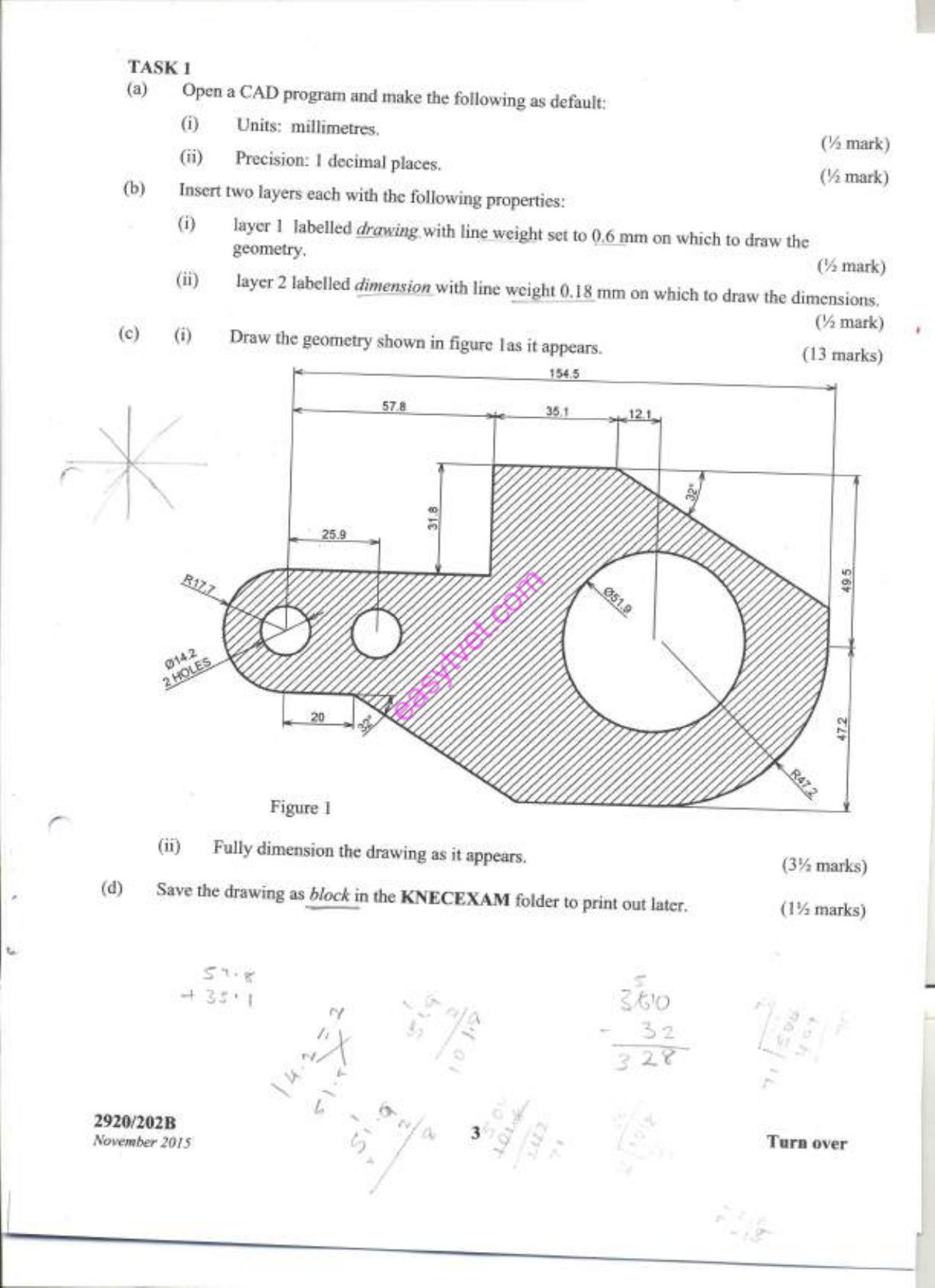 Computer Applications I (practical (2015) — page 3 of 5