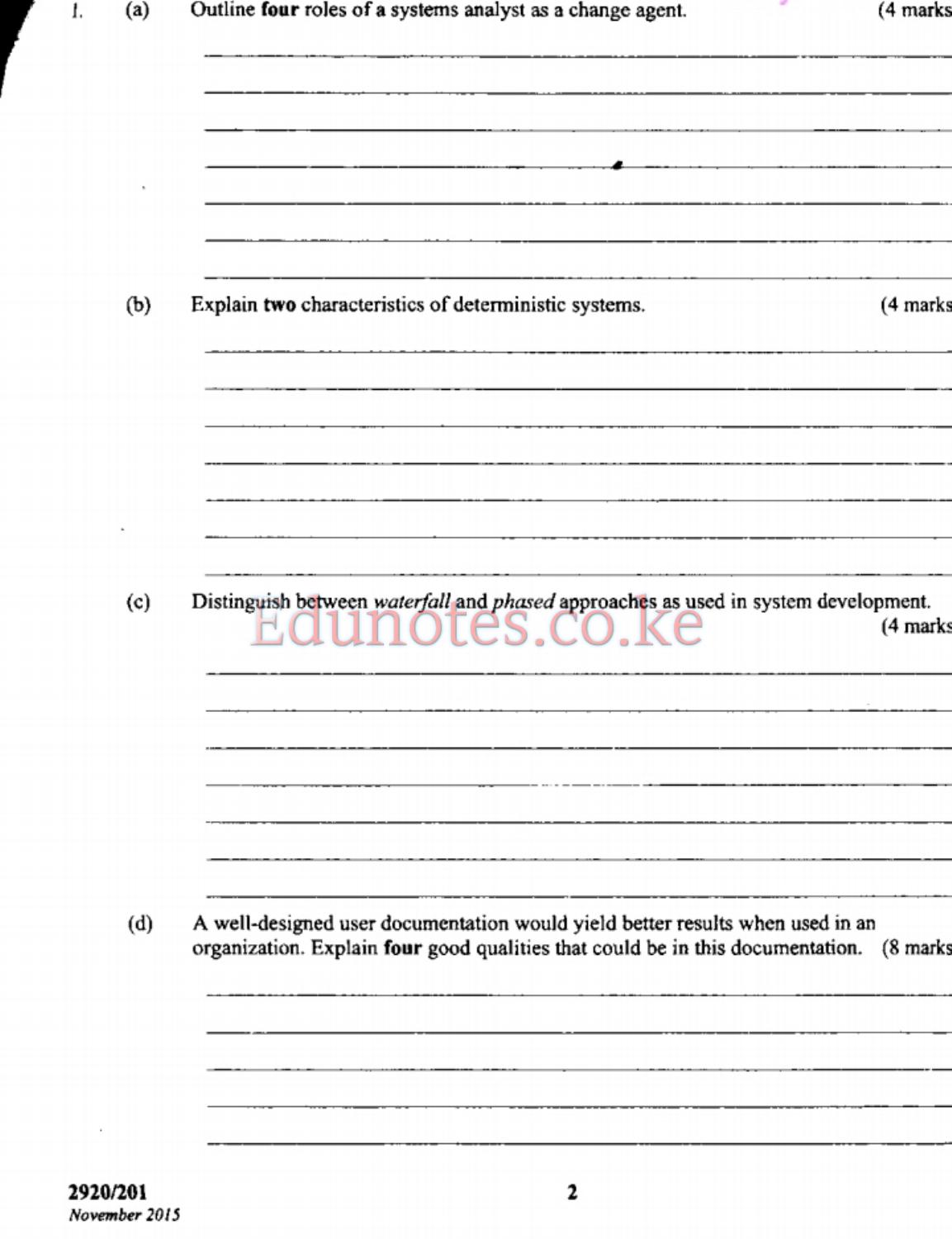 Systems Analysis and Design (2015) — page 2 of 14