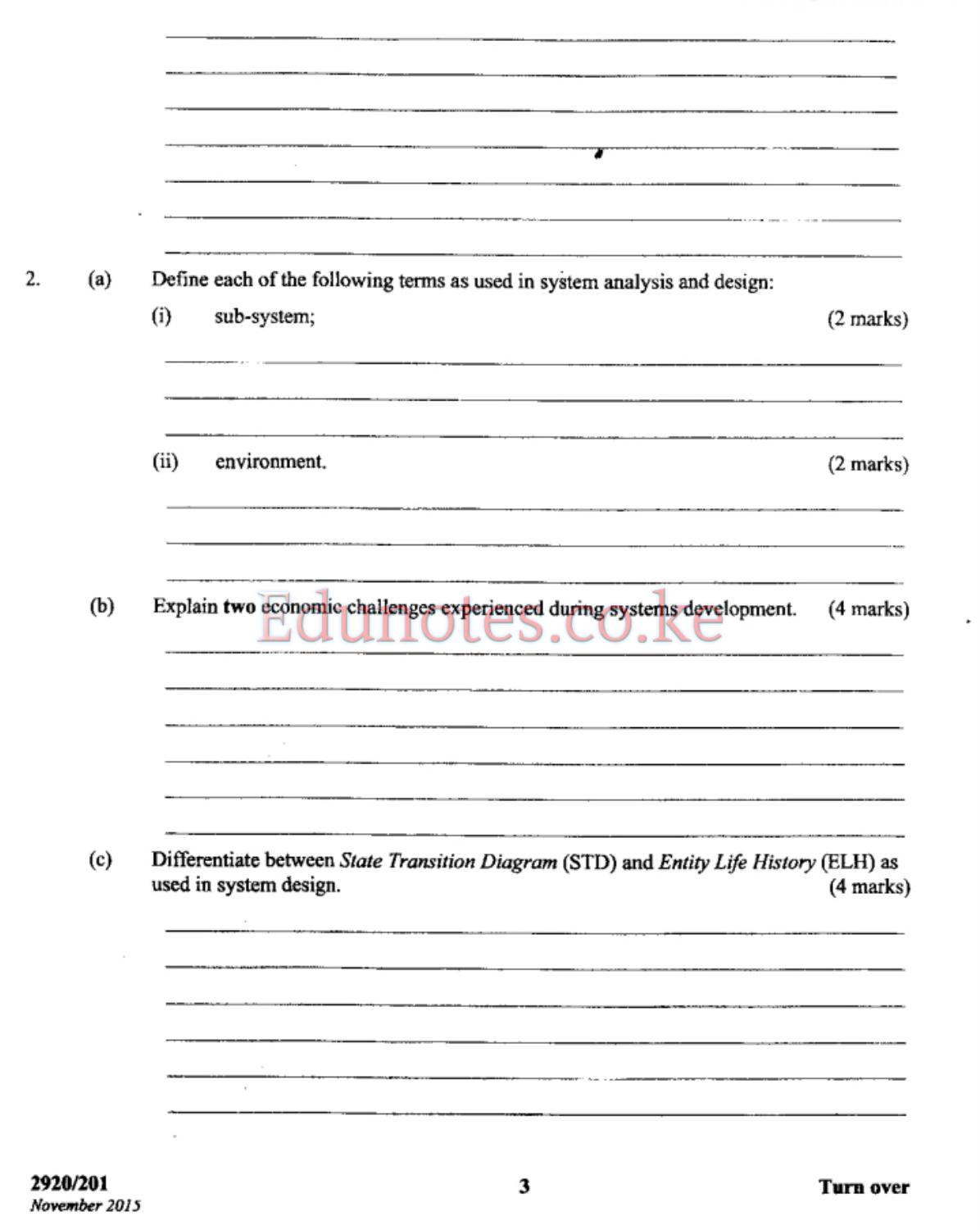 Systems Analysis and Design (2015) — page 3 of 14