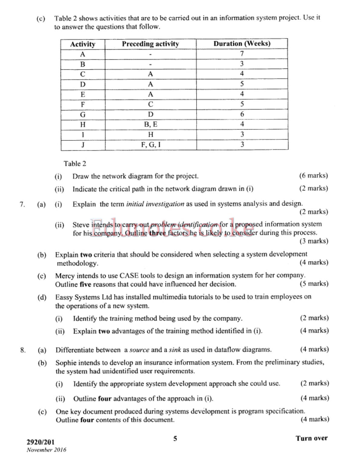 Systems Analysis and Design (2016) — page 5 of 6