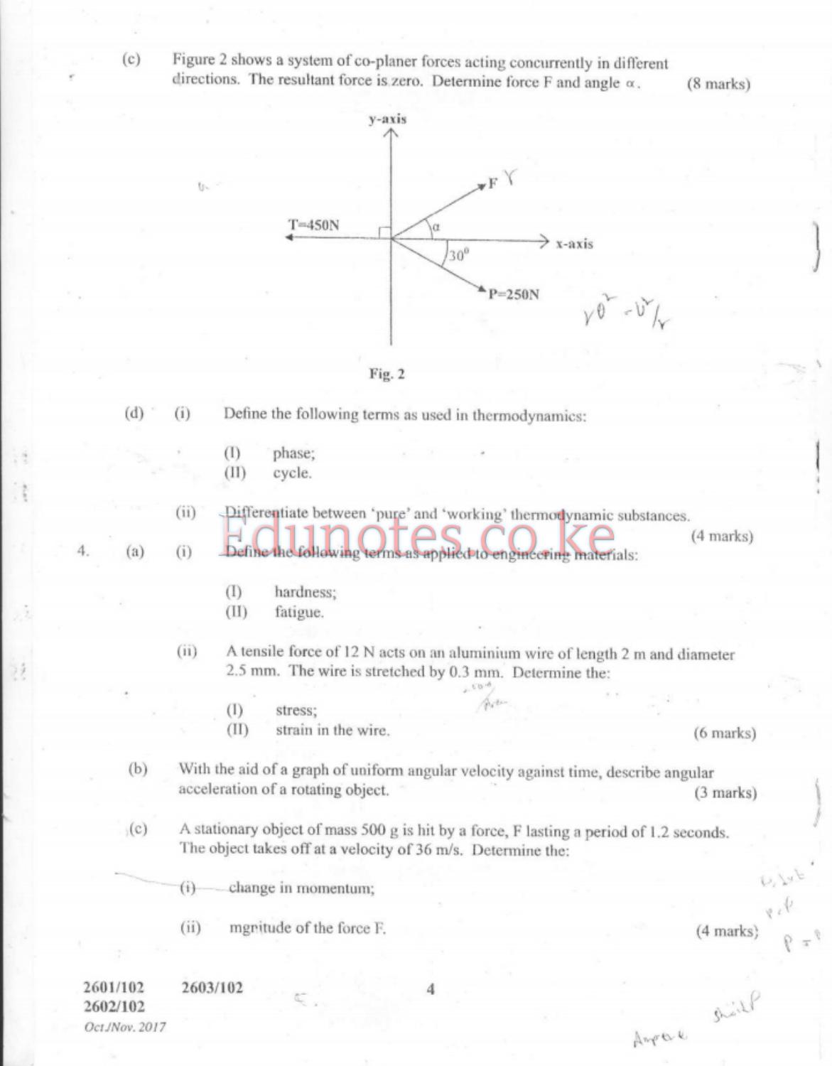 Physical Science, Mechanical Science and Electrical (2017) — page 4 of 8