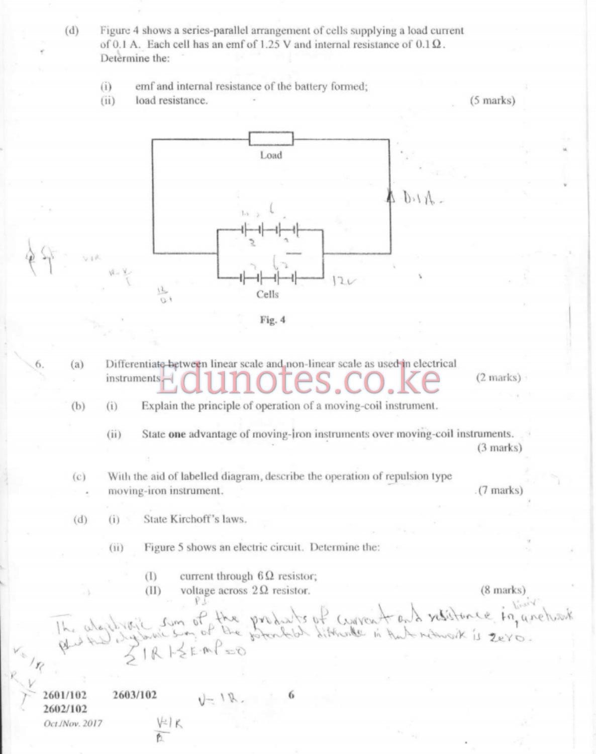 Physical Science, Mechanical Science and Electrical (2017) — page 6 of 8