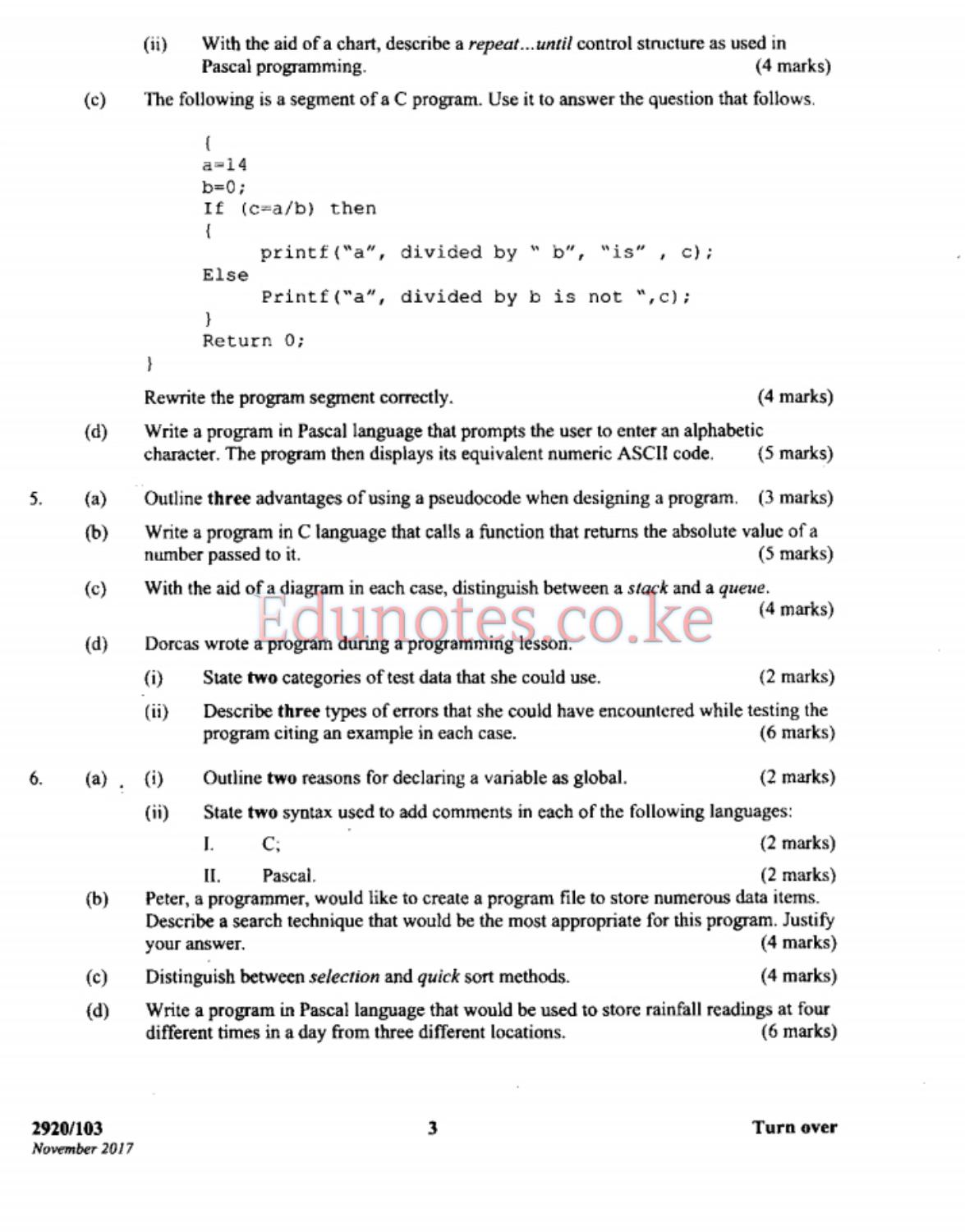 Structured Programming (2017) — page 3 of 4