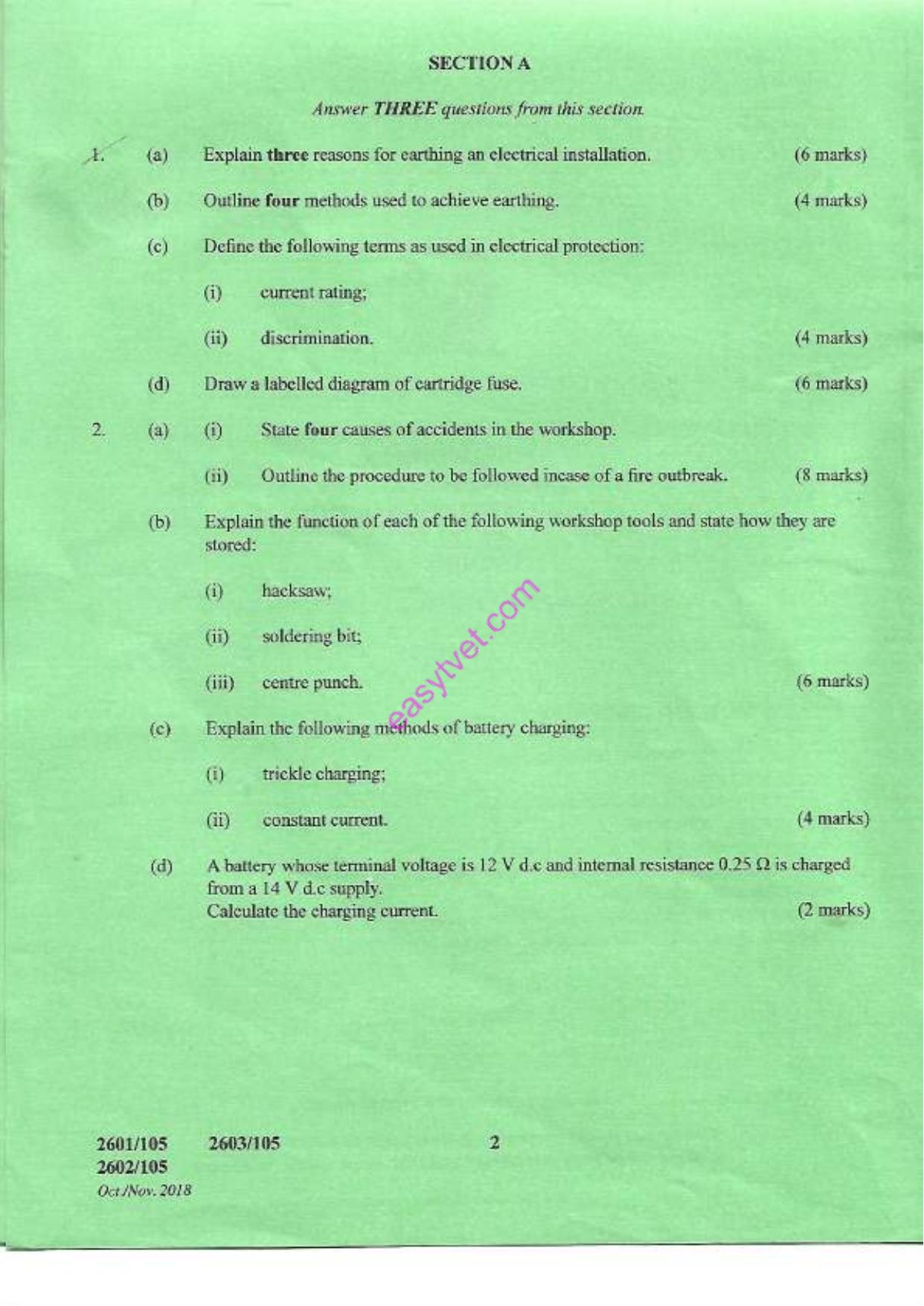 Electrical and Solar Installation Tect Inology (2018) — page 2 of 6