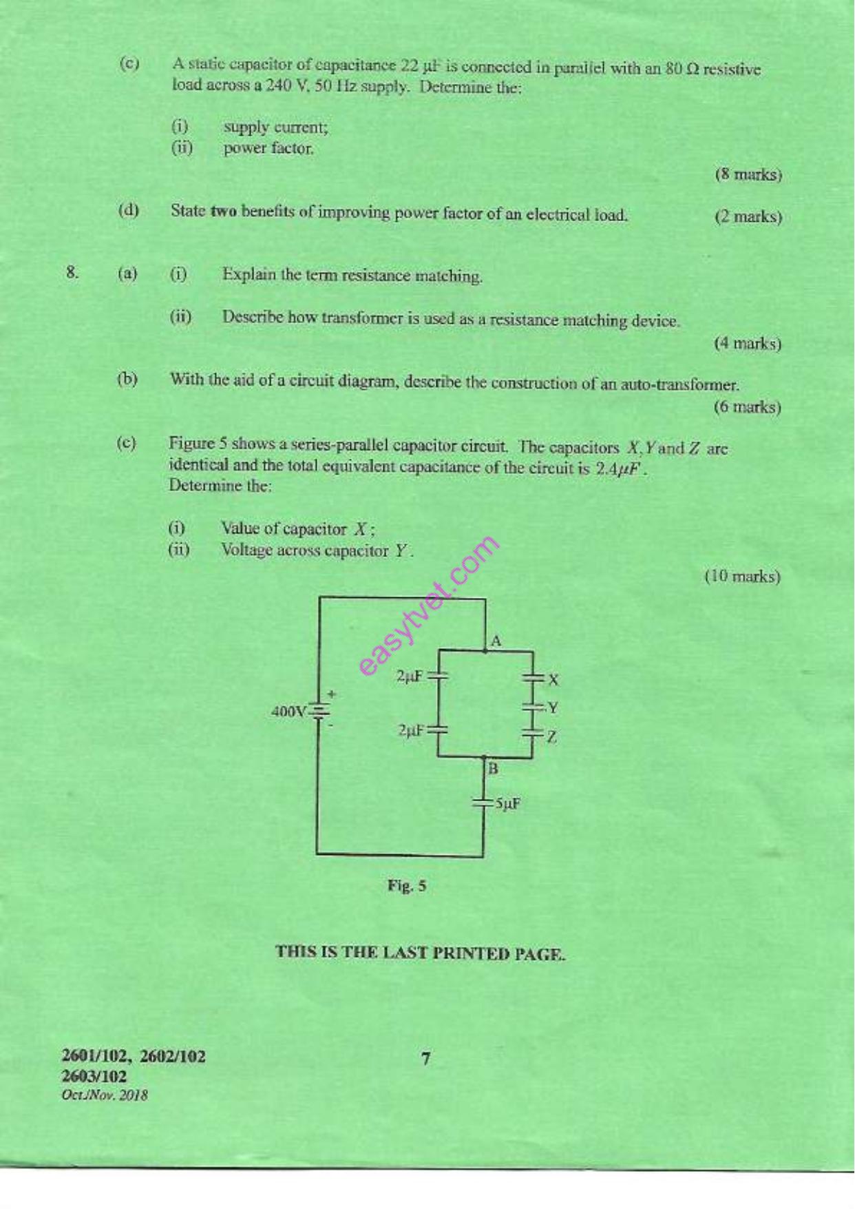 And Electrical Engineering Principles (2018) — page 7 of 7