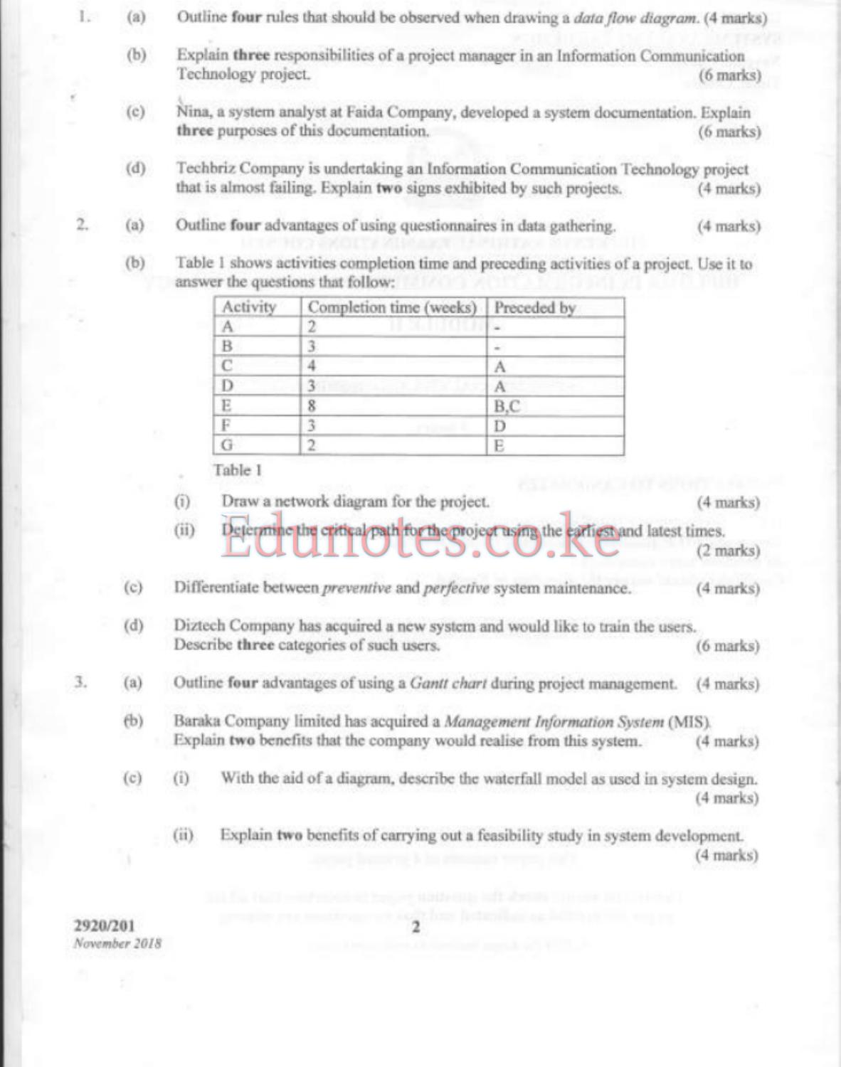 Systems Analysis and Design (2018) — page 2 of 4