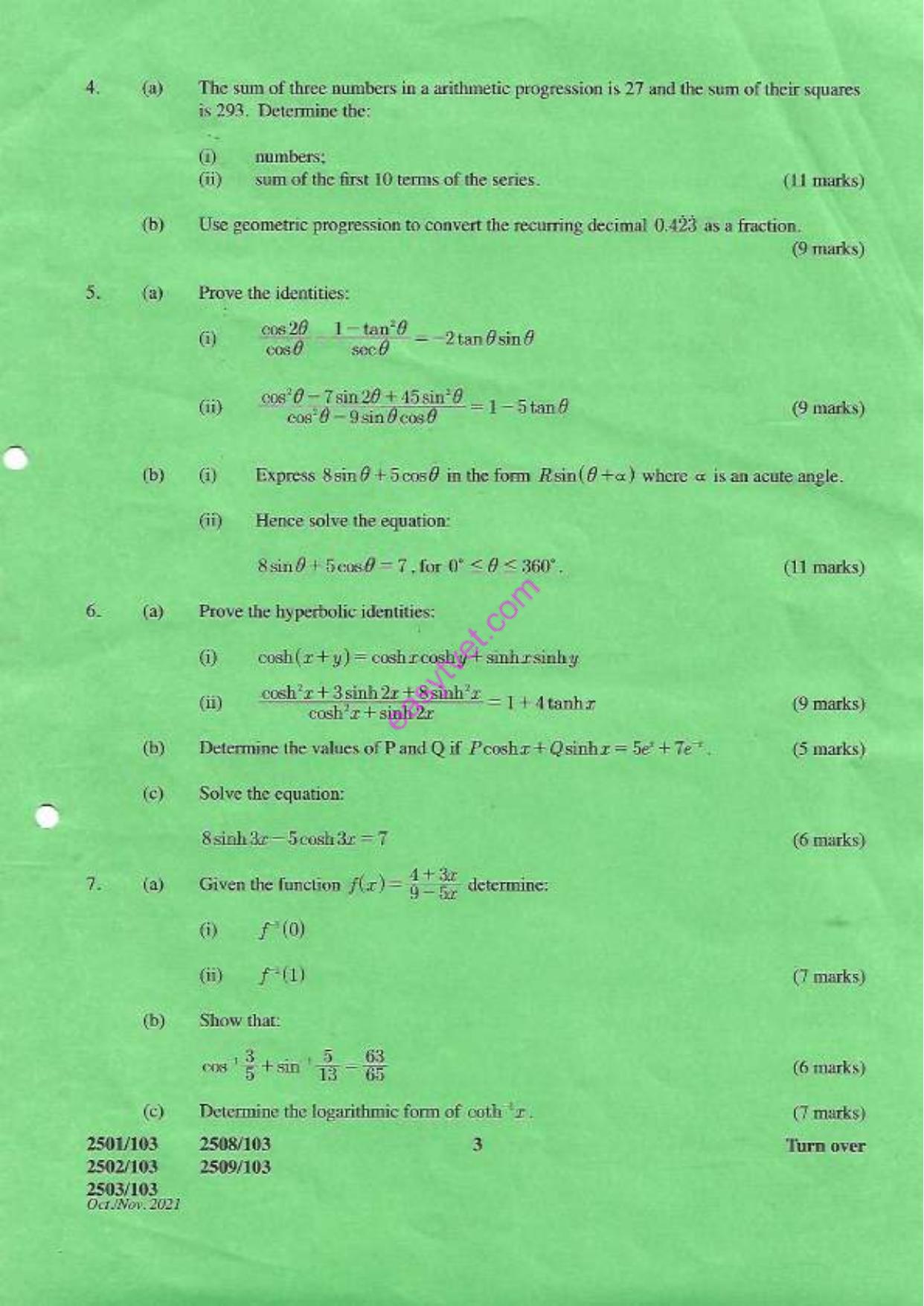 Diploma in Construction Plant Engineering (2021) — page 3 of 4