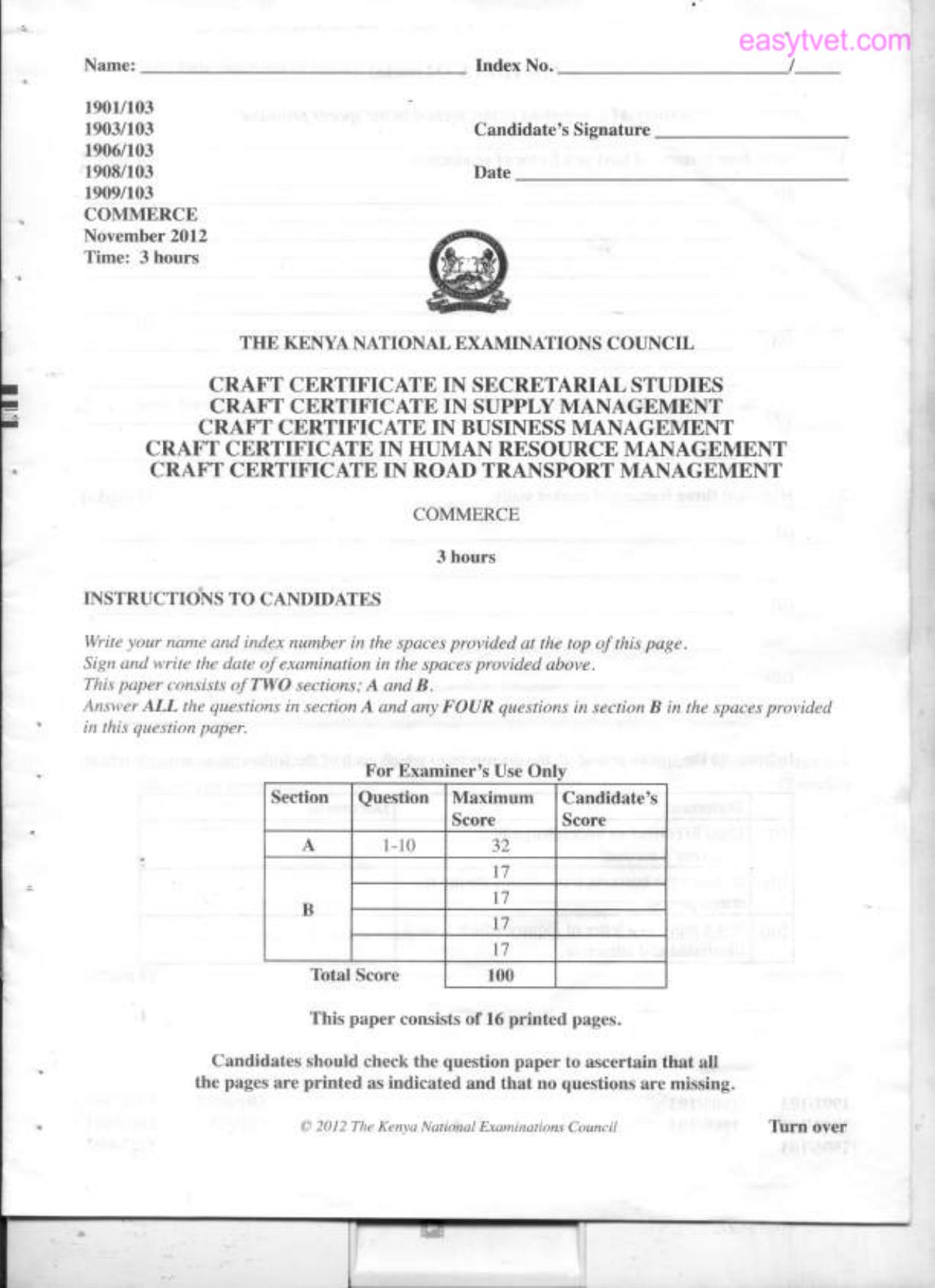 Commerce (2012) — page 1 of 5
