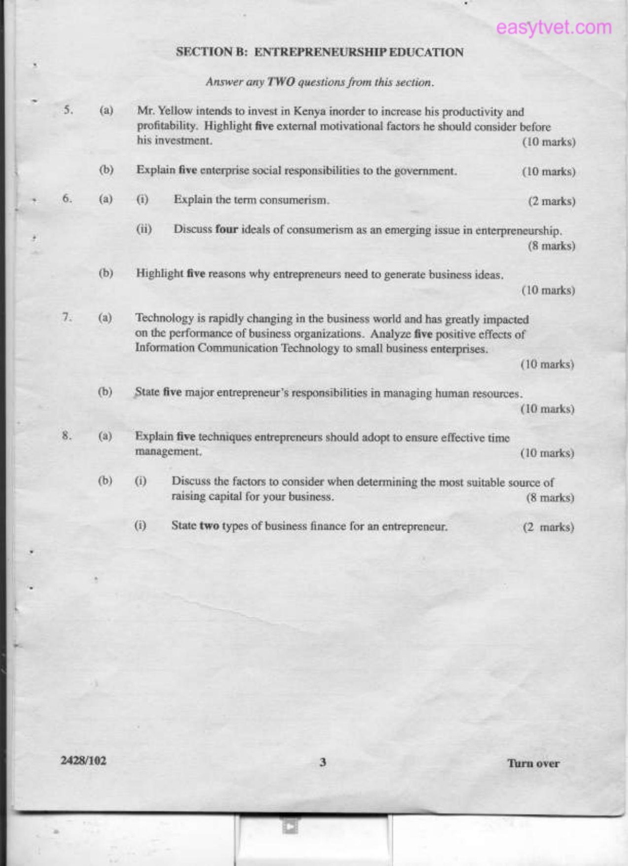 Development Economics and Entrepreneurship Education (2012) — page 3 of 3