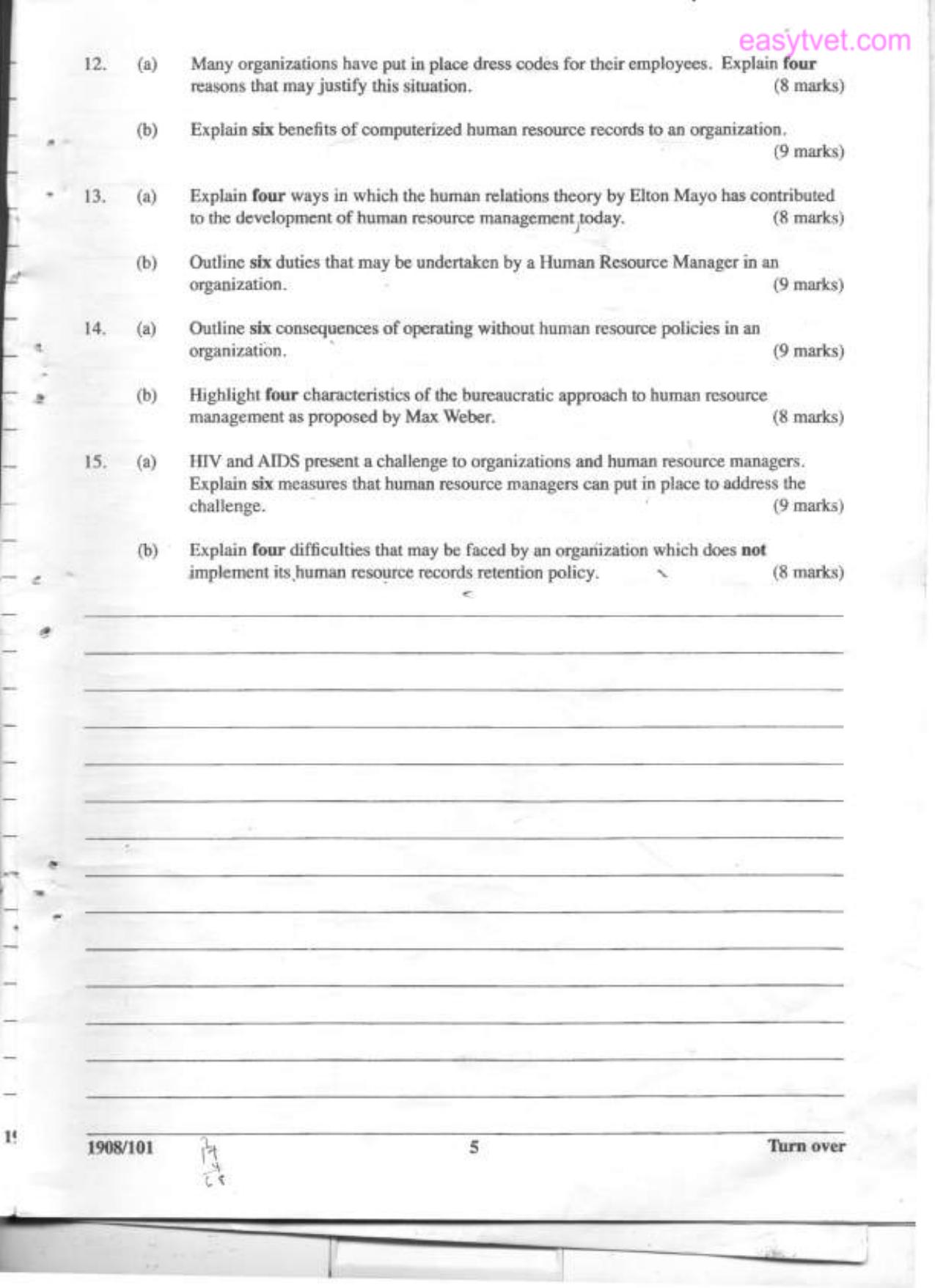 Elements of Human Resource Management (2012) — page 5 of 5