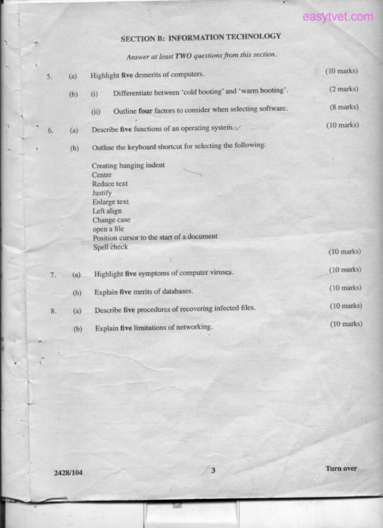 Commumnication Skills and Information Technolocgy 1 (2012) — page 3 of 3