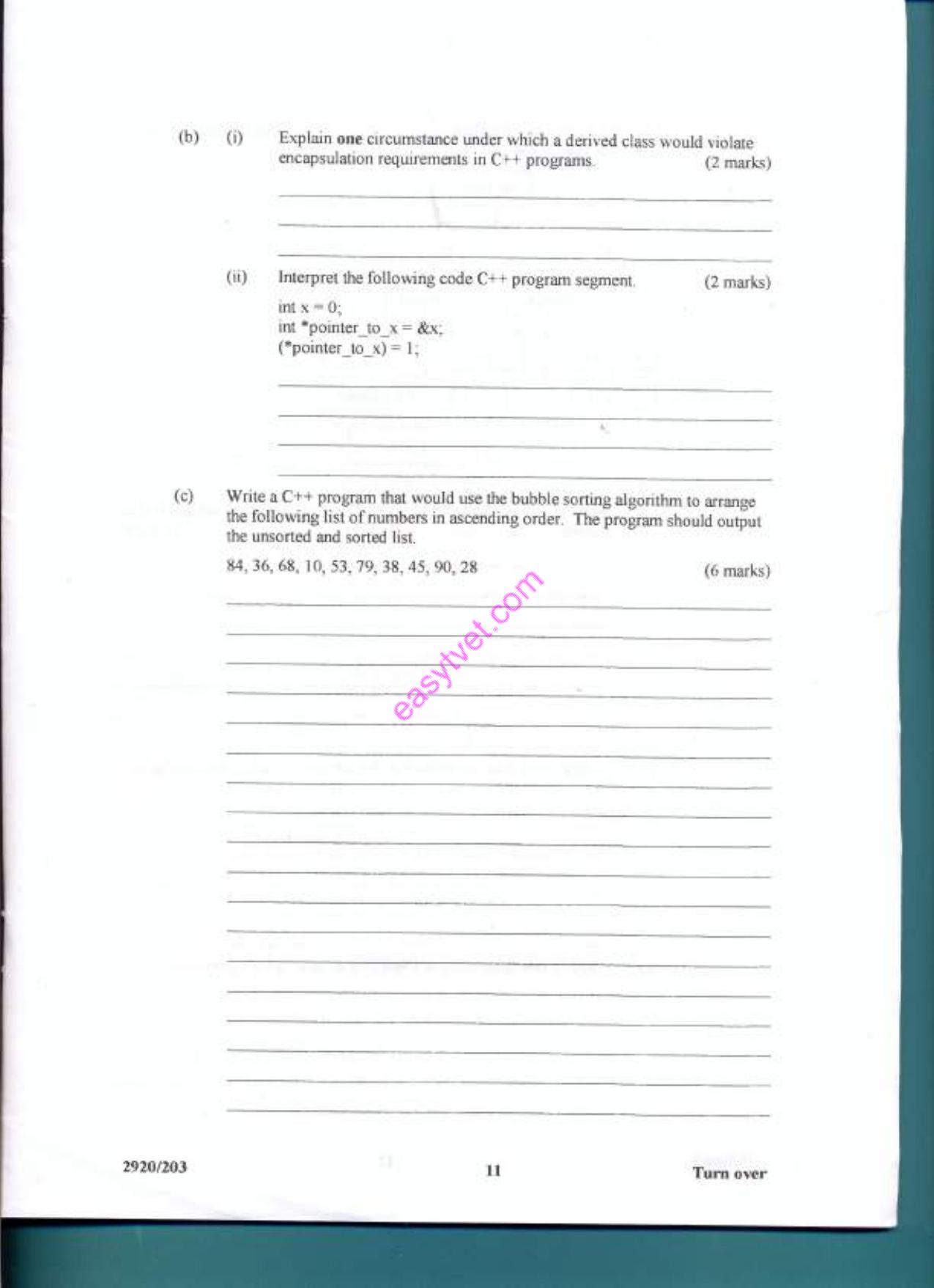 Object Oriented Programming (2012) — page 11 of 15