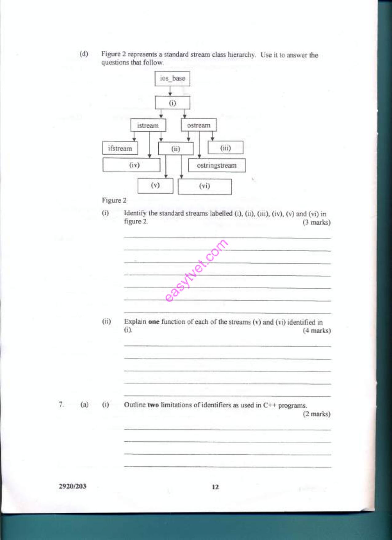 Object Oriented Programming (2012) — page 12 of 15