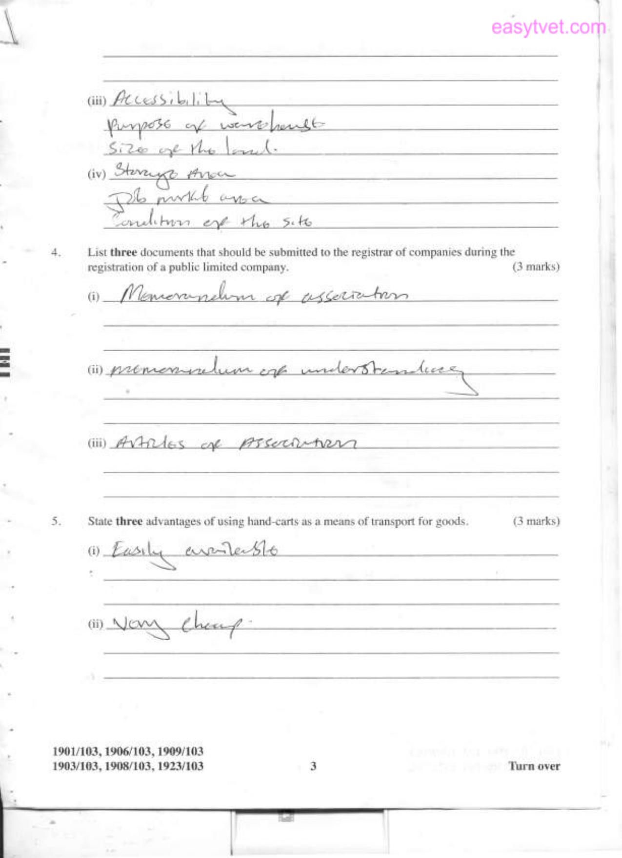 Craft Certificate in Human Resource Management (2013) — page 3 of 6