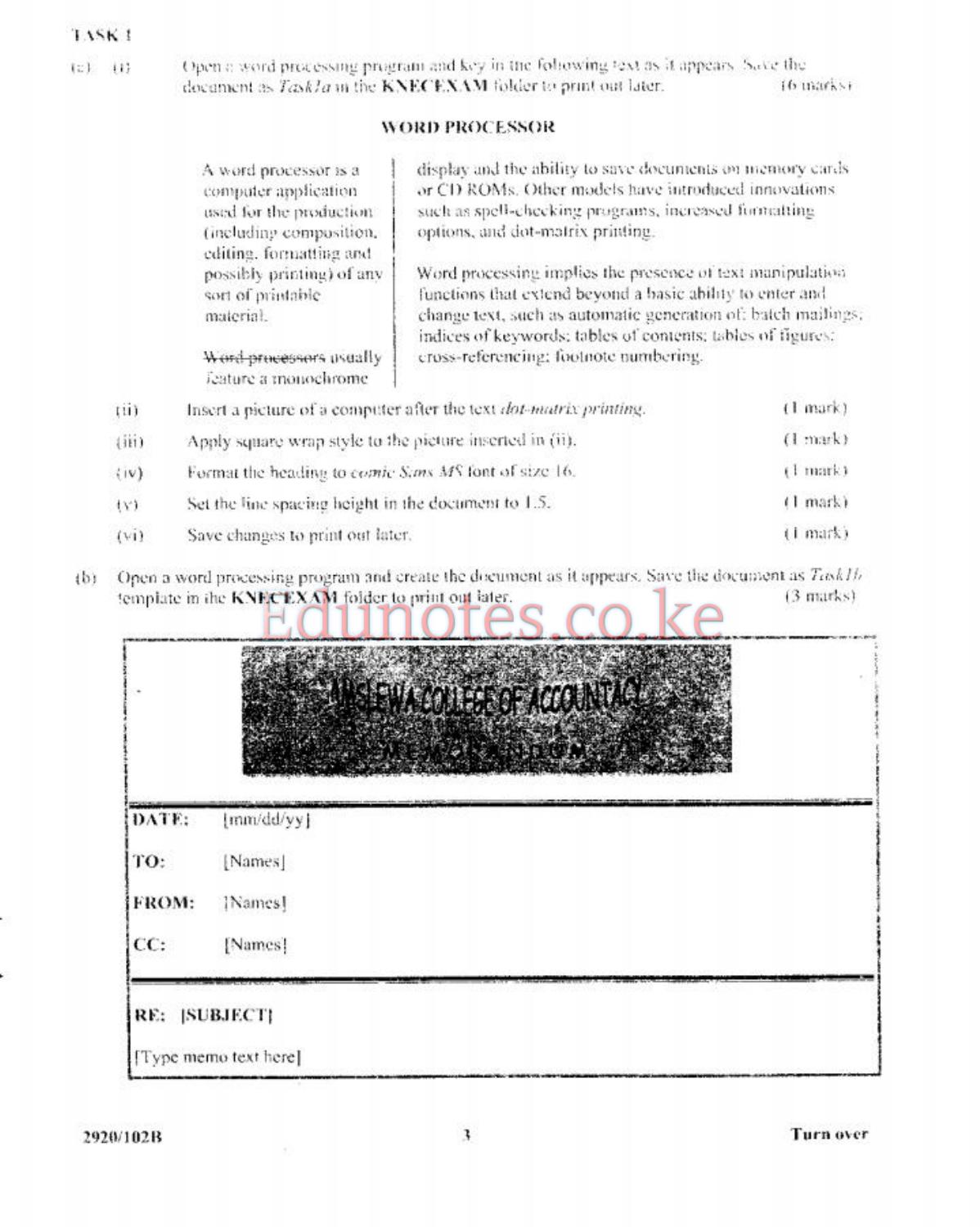 Word Processor — page 1 of 8