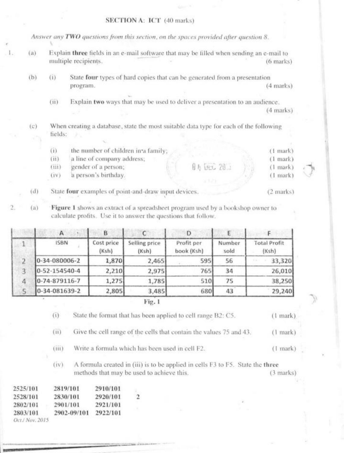 Diploma in Sustainable Agriculture and Rural Development (2015) — page 2 of 6