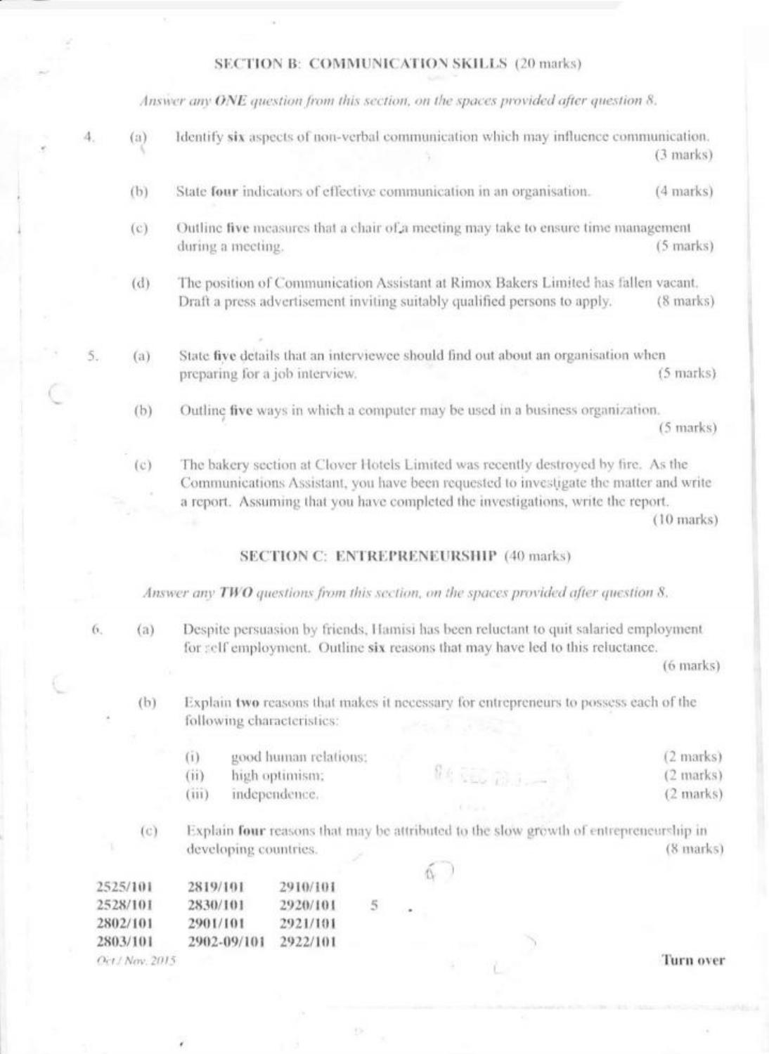 Diploma in Sustainable Agriculture and Rural Development (2015) — page 5 of 6