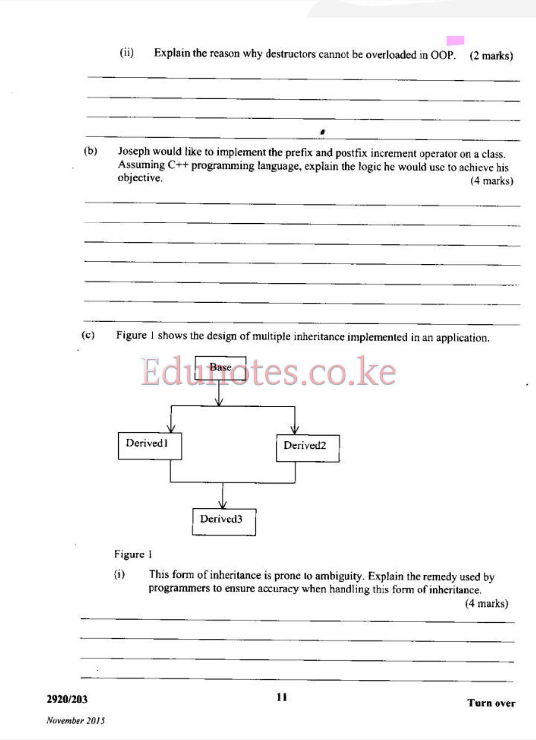 Object Oriented Programming (2015) — page 10 of 14
