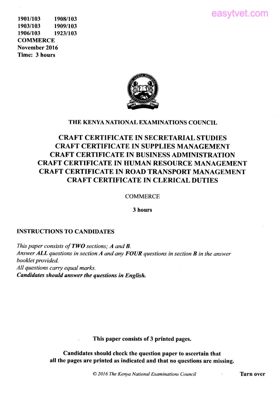 Commerce (2016) — page 1 of 3
