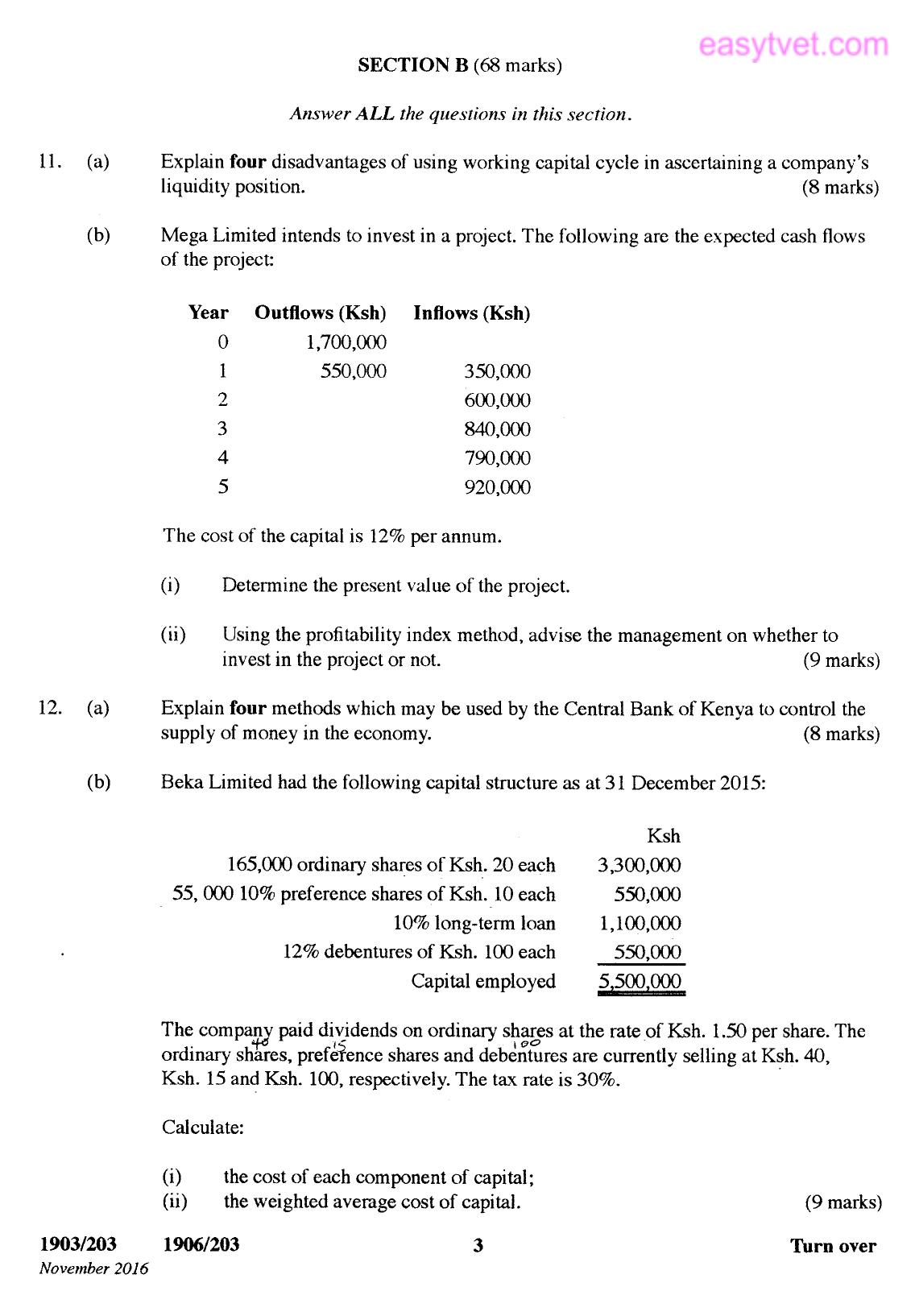 Business Finance (2016) — page 3 of 5