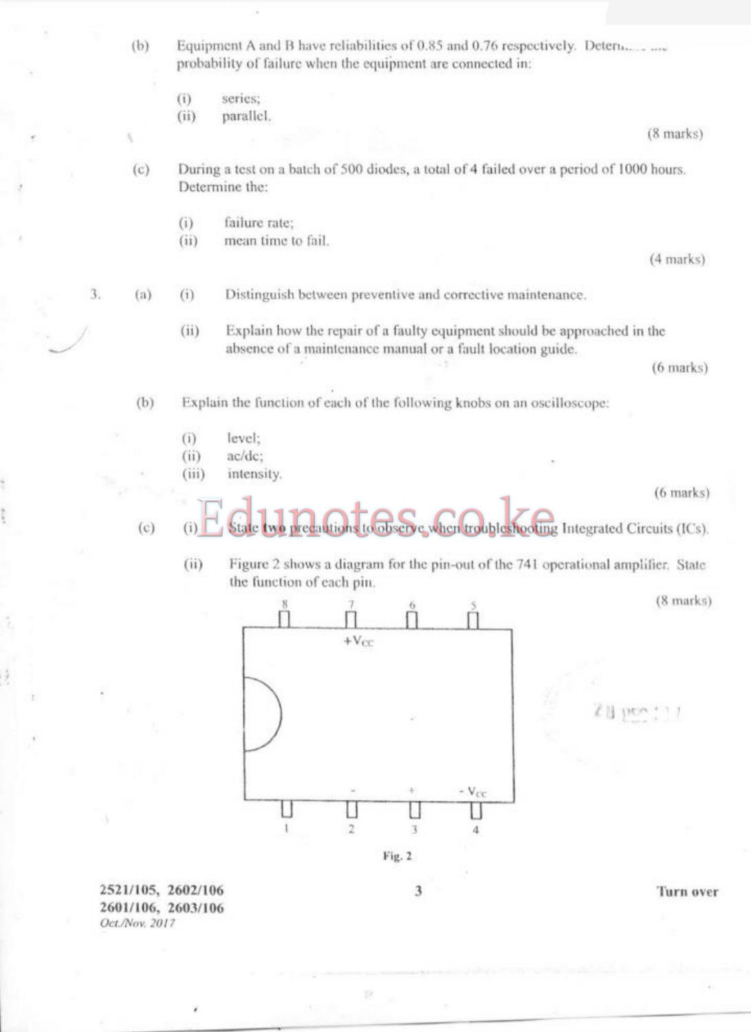 Electrical Measurements and Analogue Electronics 1 (2017) — page 3 of 7