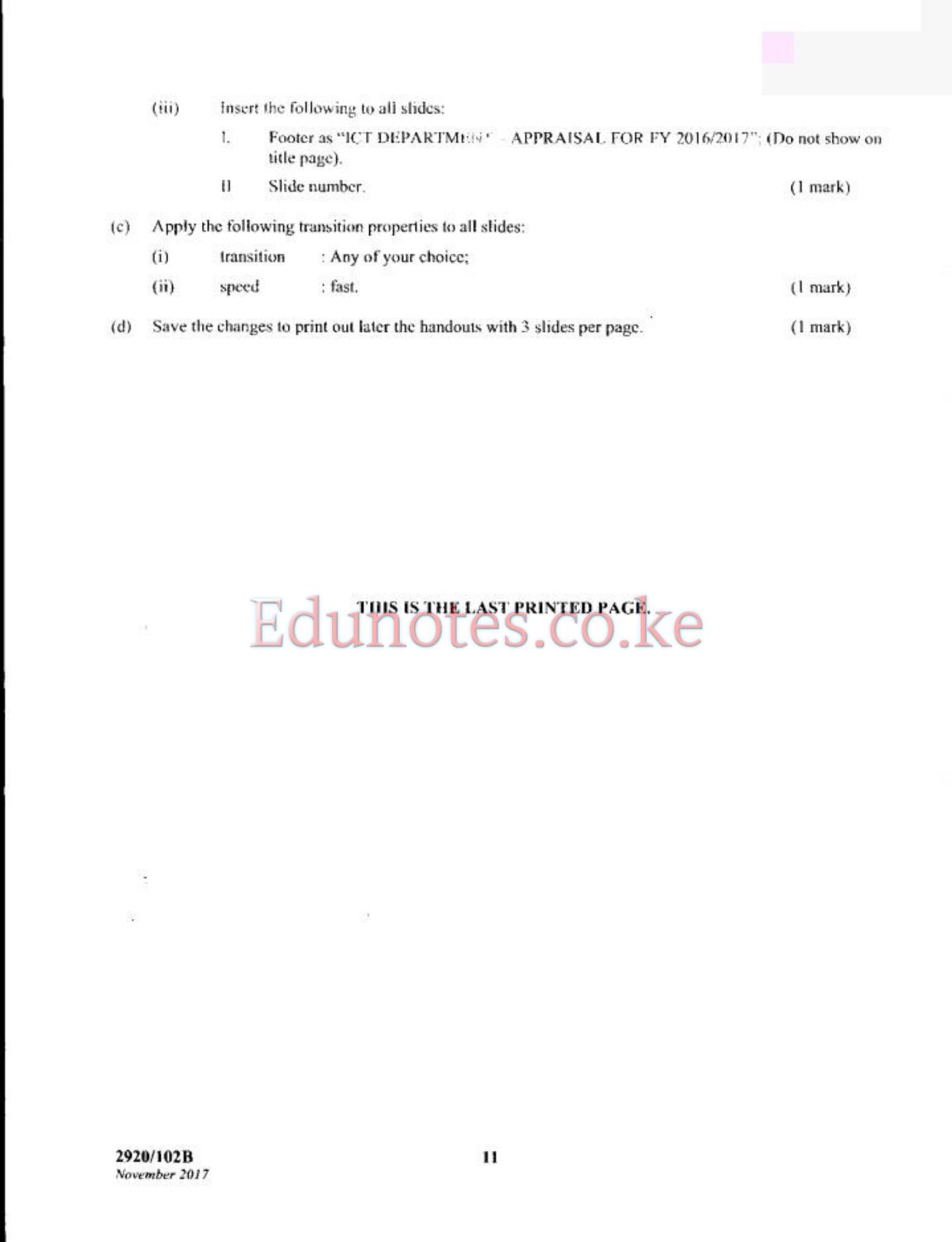 Computer Applications 1 (practical (2017) — page 11 of 11