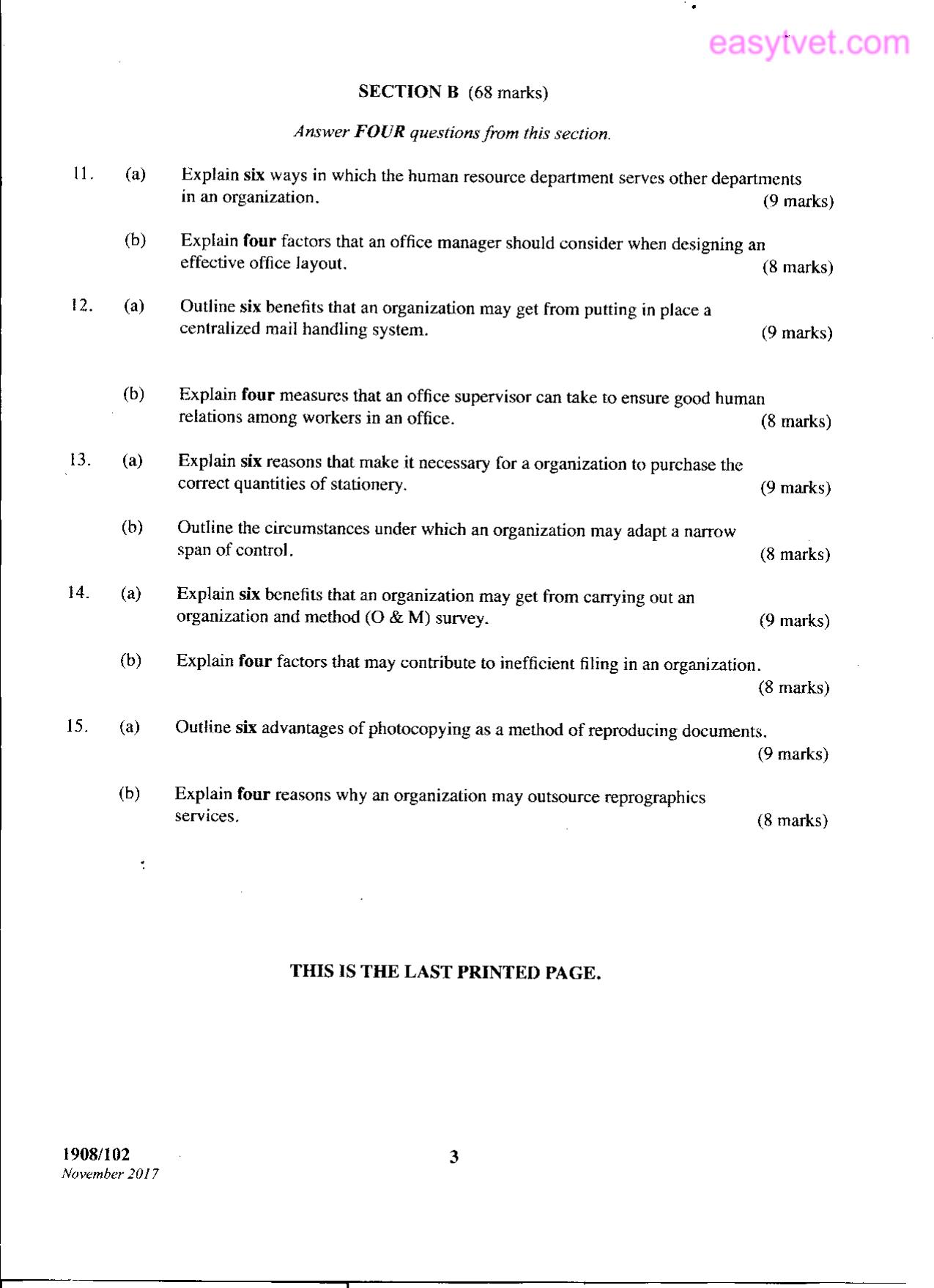 Office Administration and Management (2017) — page 3 of 3
