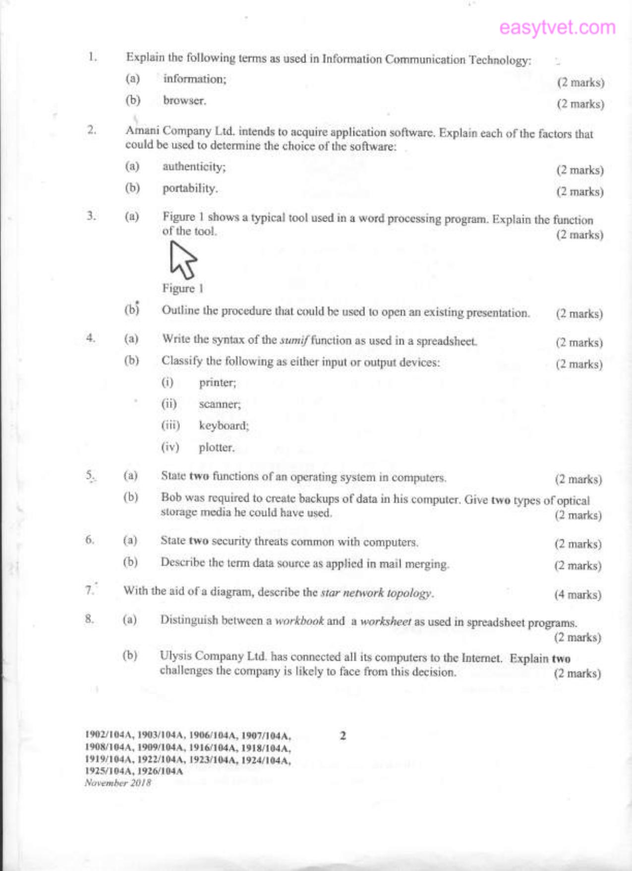 Craft Certificate in Human Resource Management (2018) — page 2 of 3