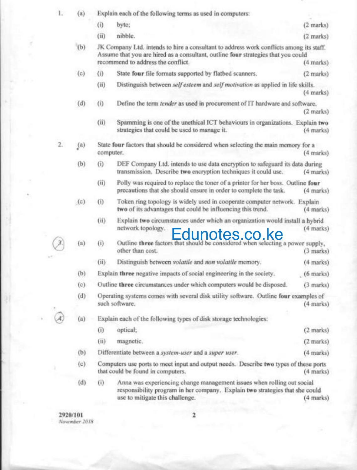 Introduction to Information Communication (2018) — page 2 of 4