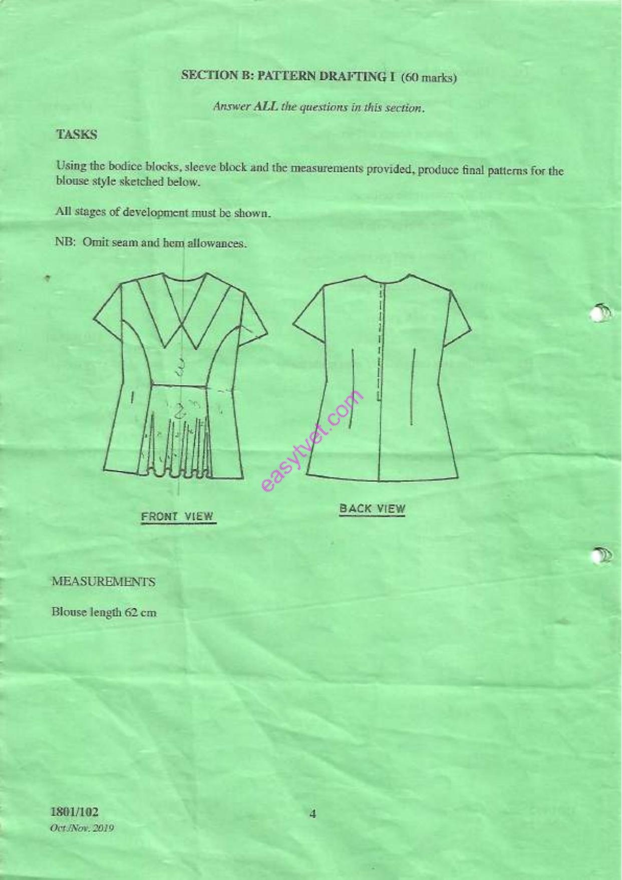 Art, Fashion Design and Sketching and Pattern Drafting (2019) — page 4 of 5
