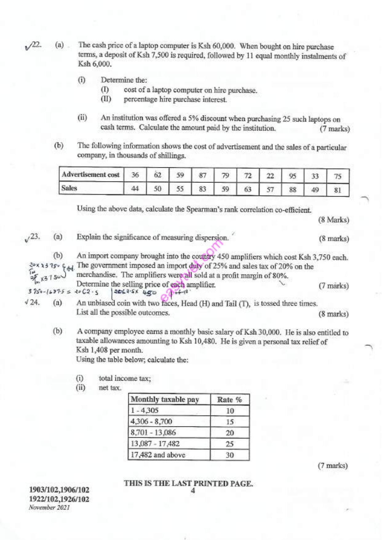 Craft Certificate in Human Resource Management (2021) — page 4 of 4
