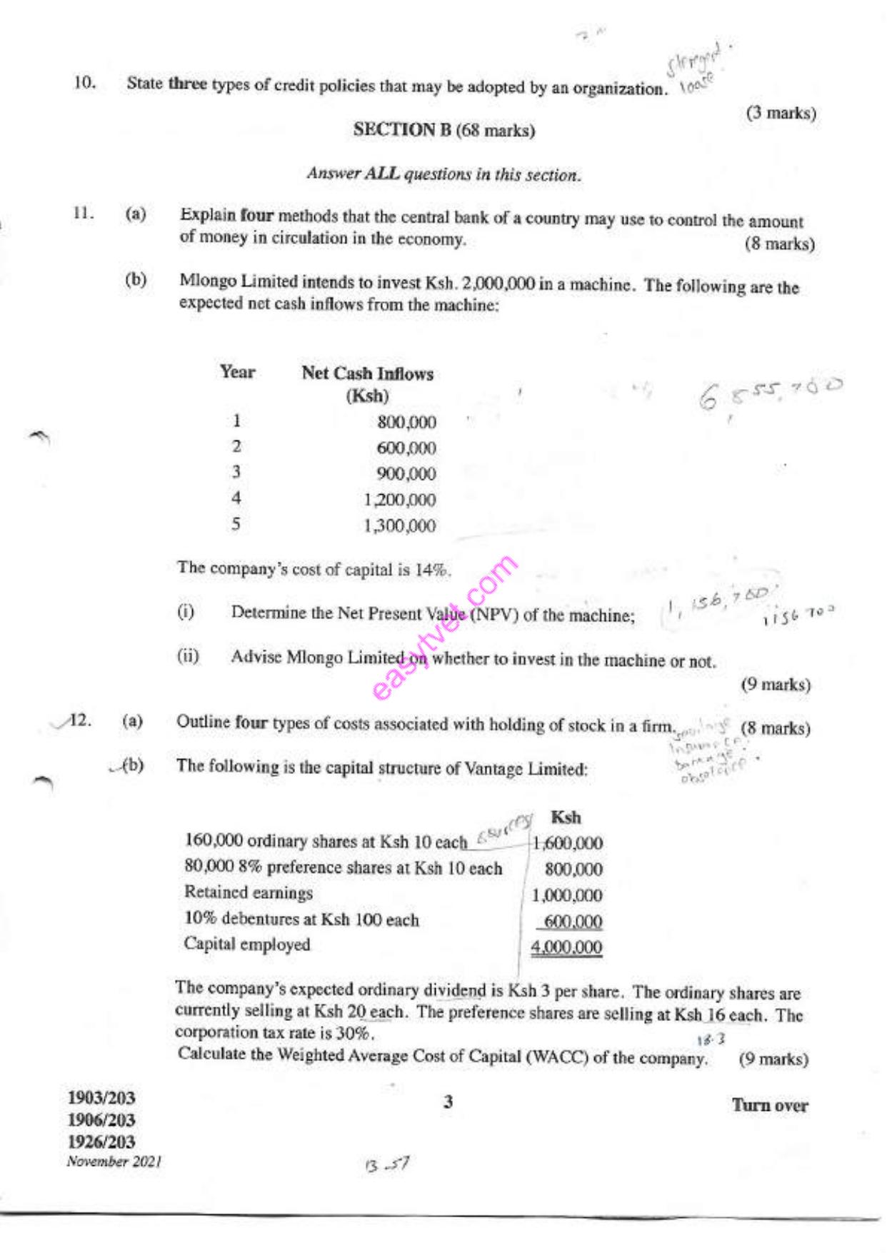 Business Finance (2021) — page 3 of 4