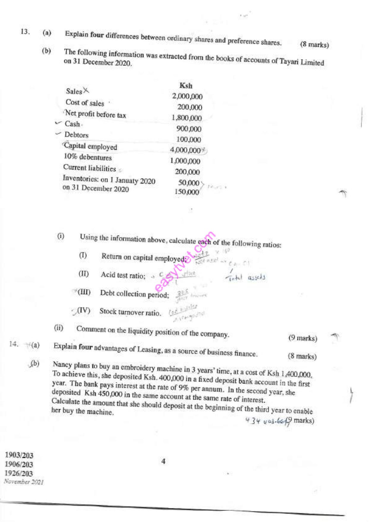 Business Finance (2021) — page 4 of 4
