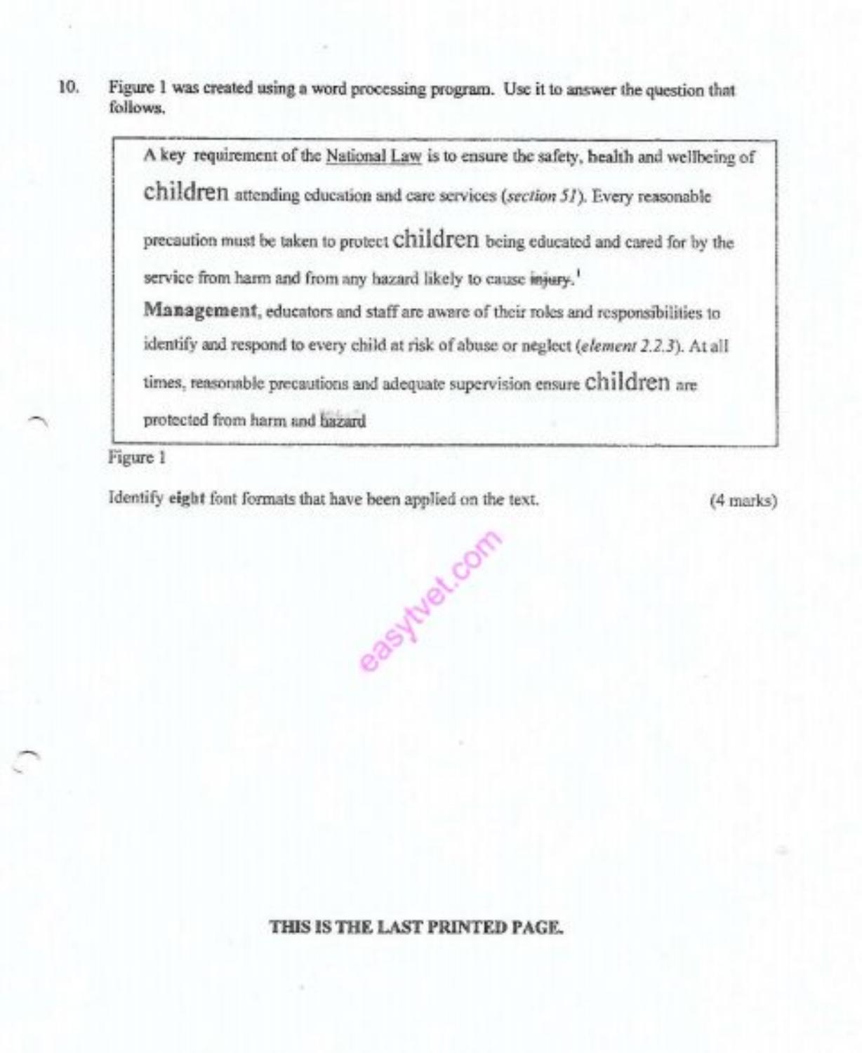 Computer Applications I (theory (2021) — page 3 of 3
