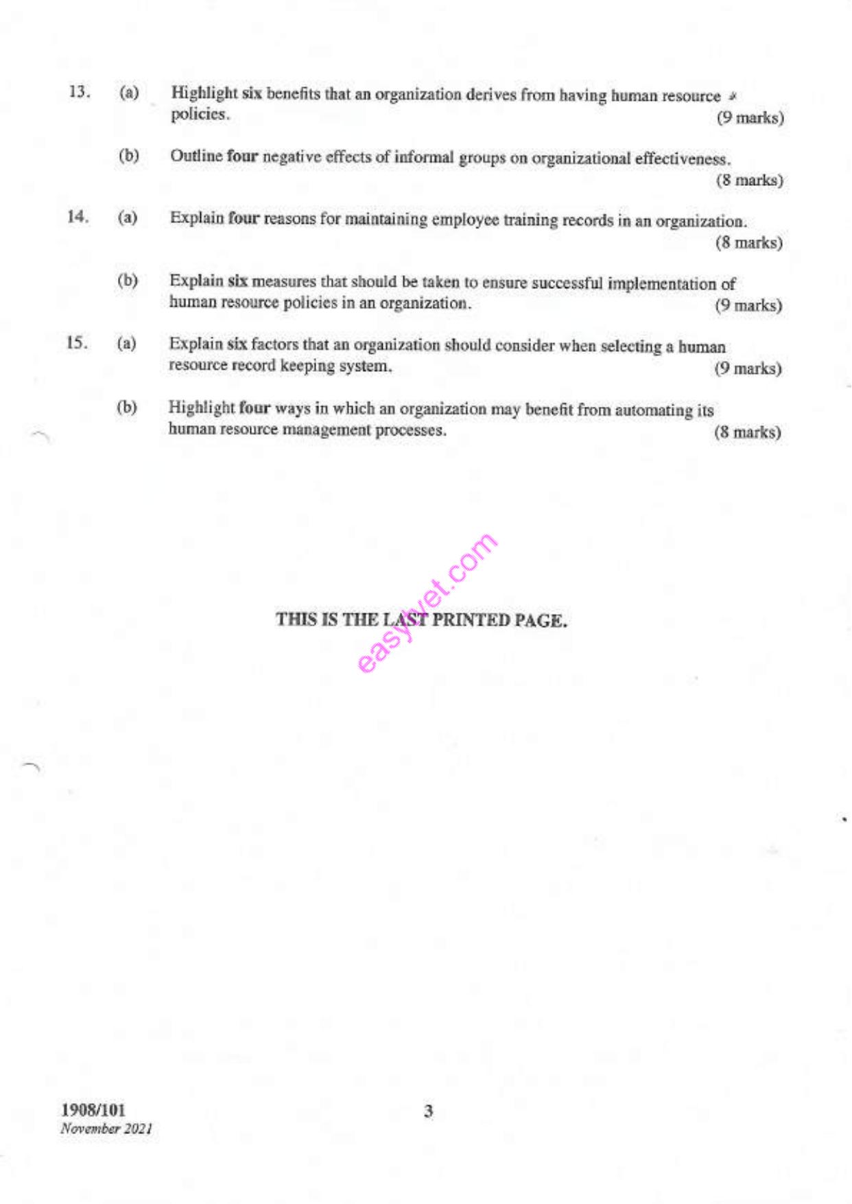 Elements of Human Resource Management (2021) — page 3 of 3