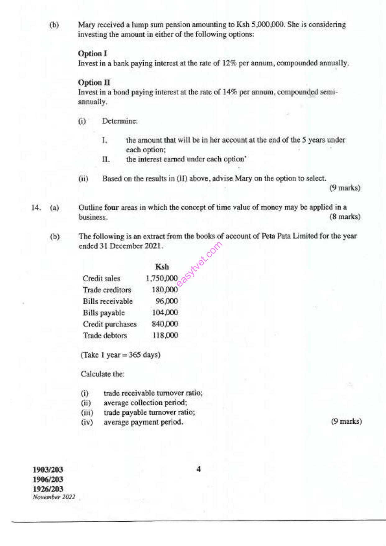 Business Finance (2022) — page 4 of 5