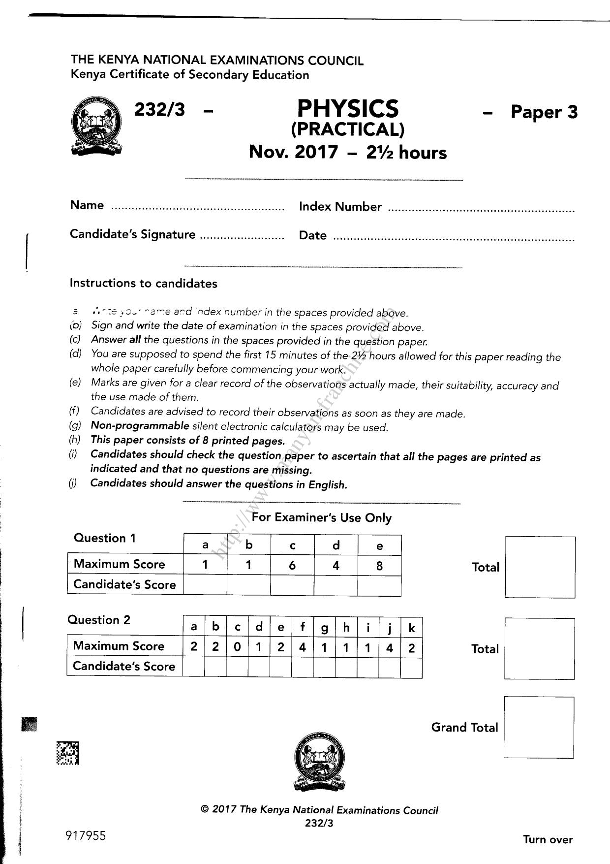 Physics (2017) — page 1 of 7