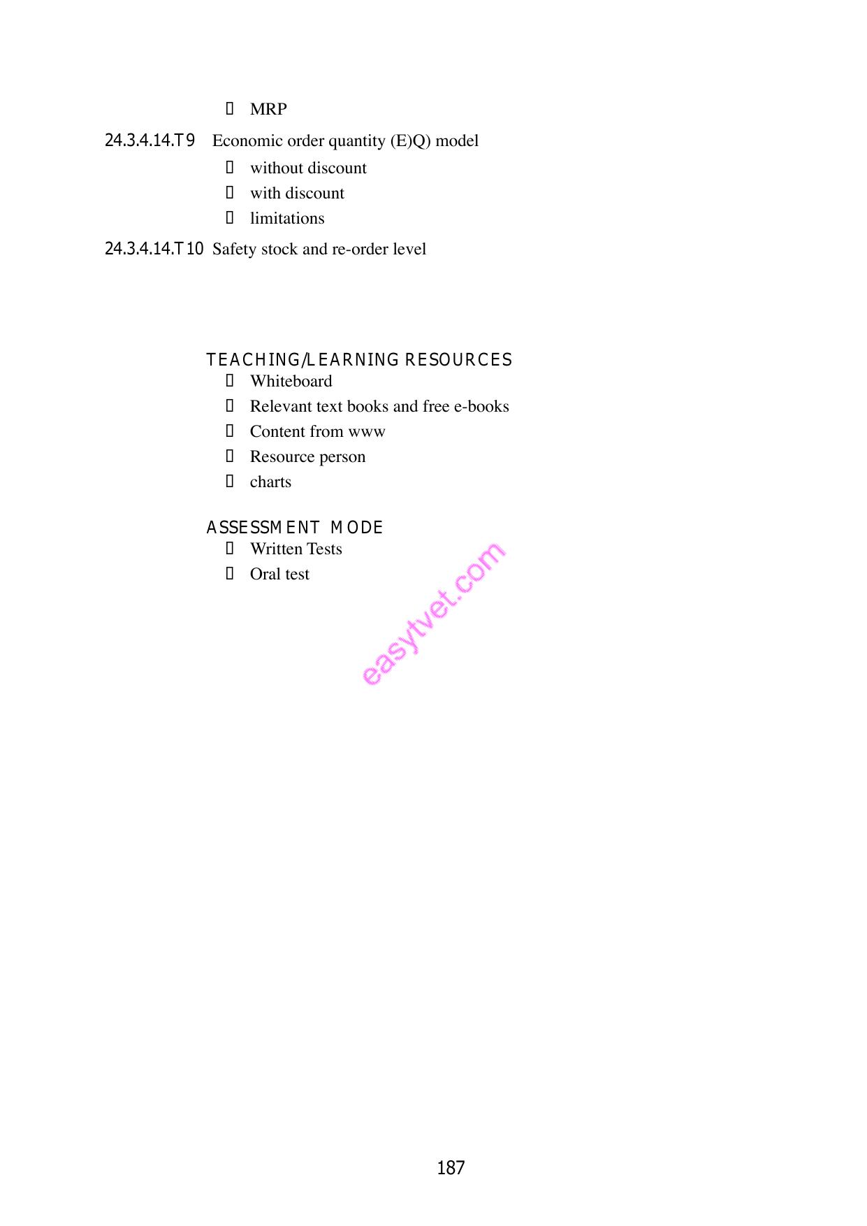 Quantitative Methods — page 15 of 15