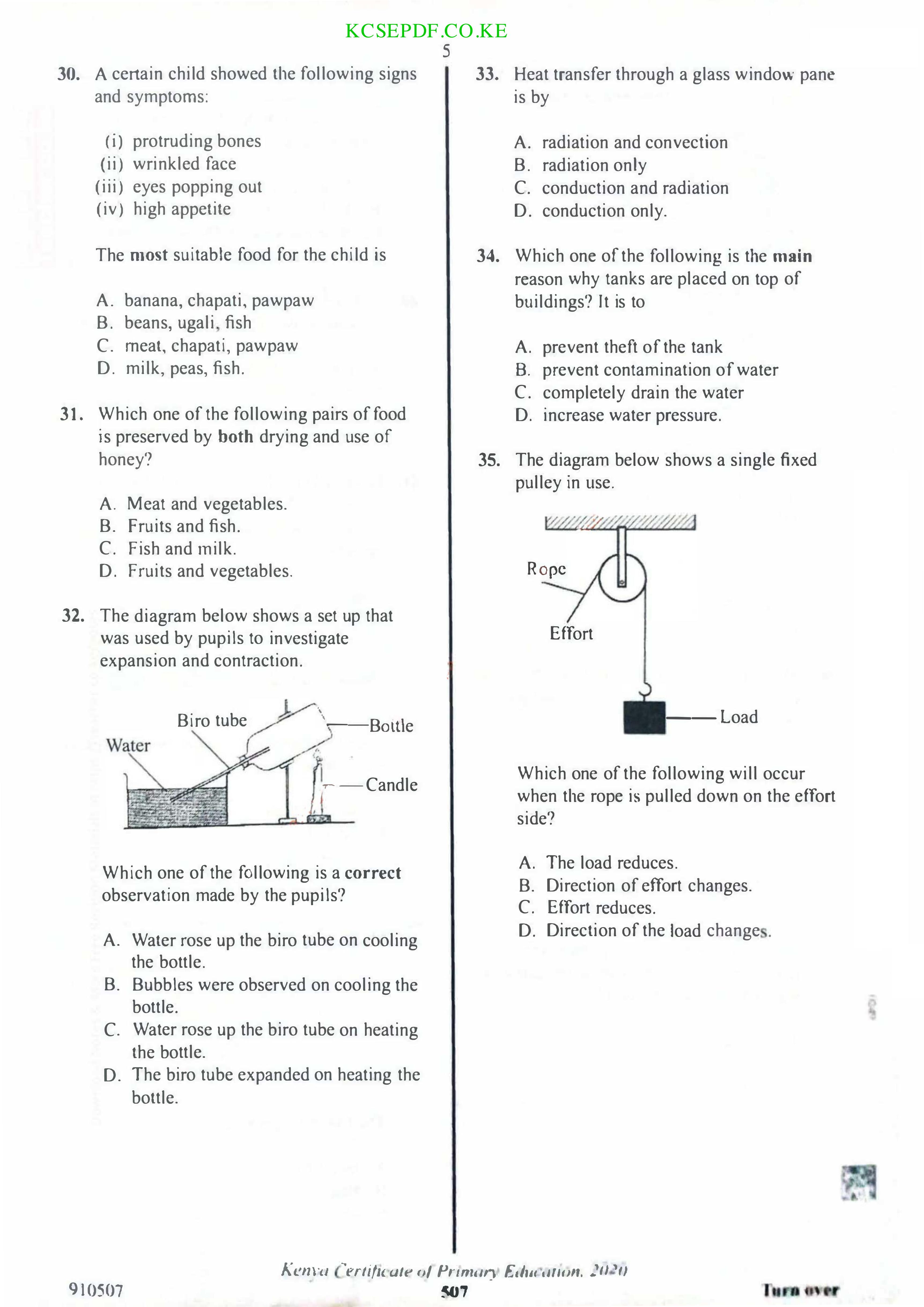How to Use the Answer Sheet (2021) — page 5 of 7