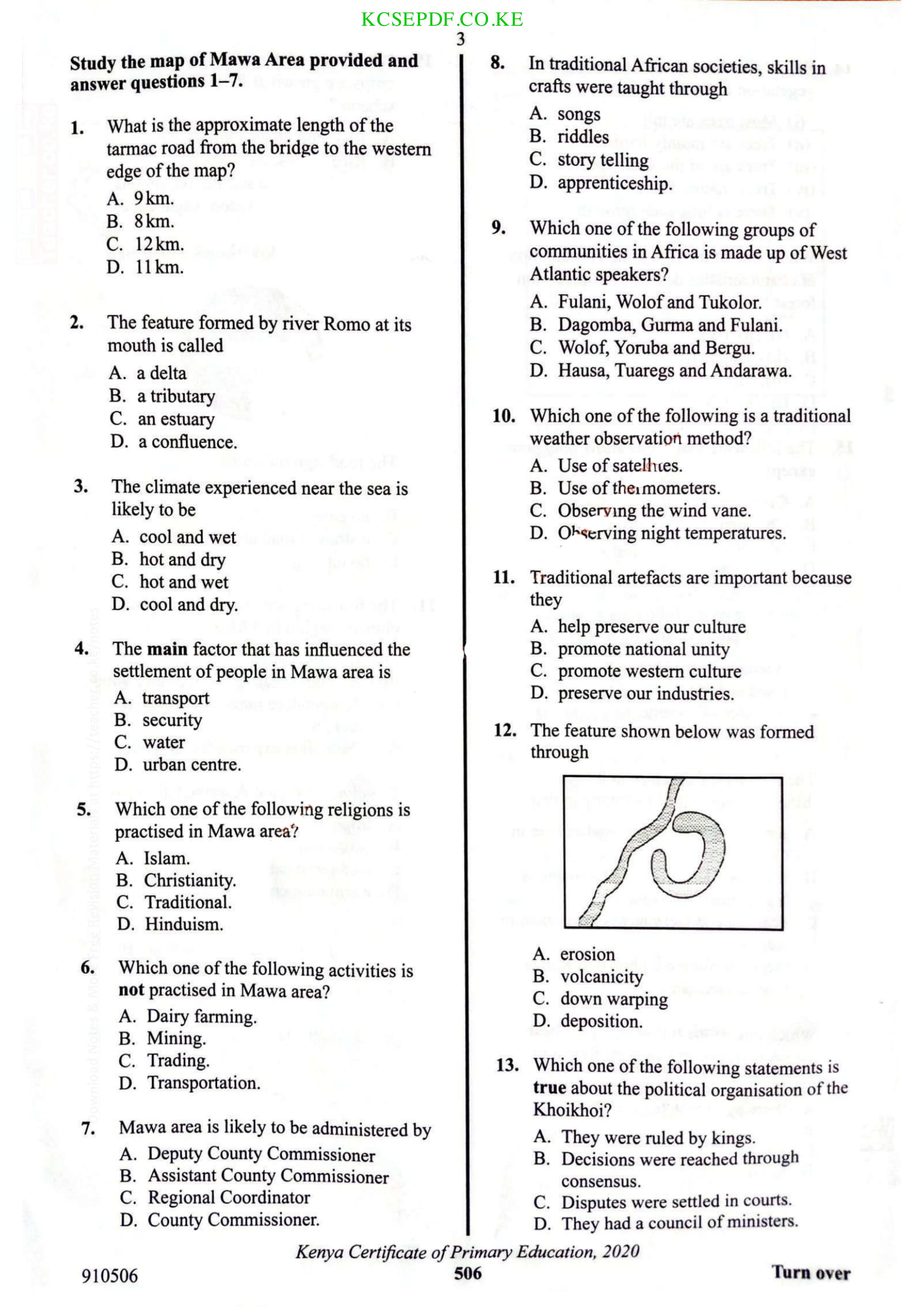 How to Use the Answer Sheet (2021) — page 3 of 11