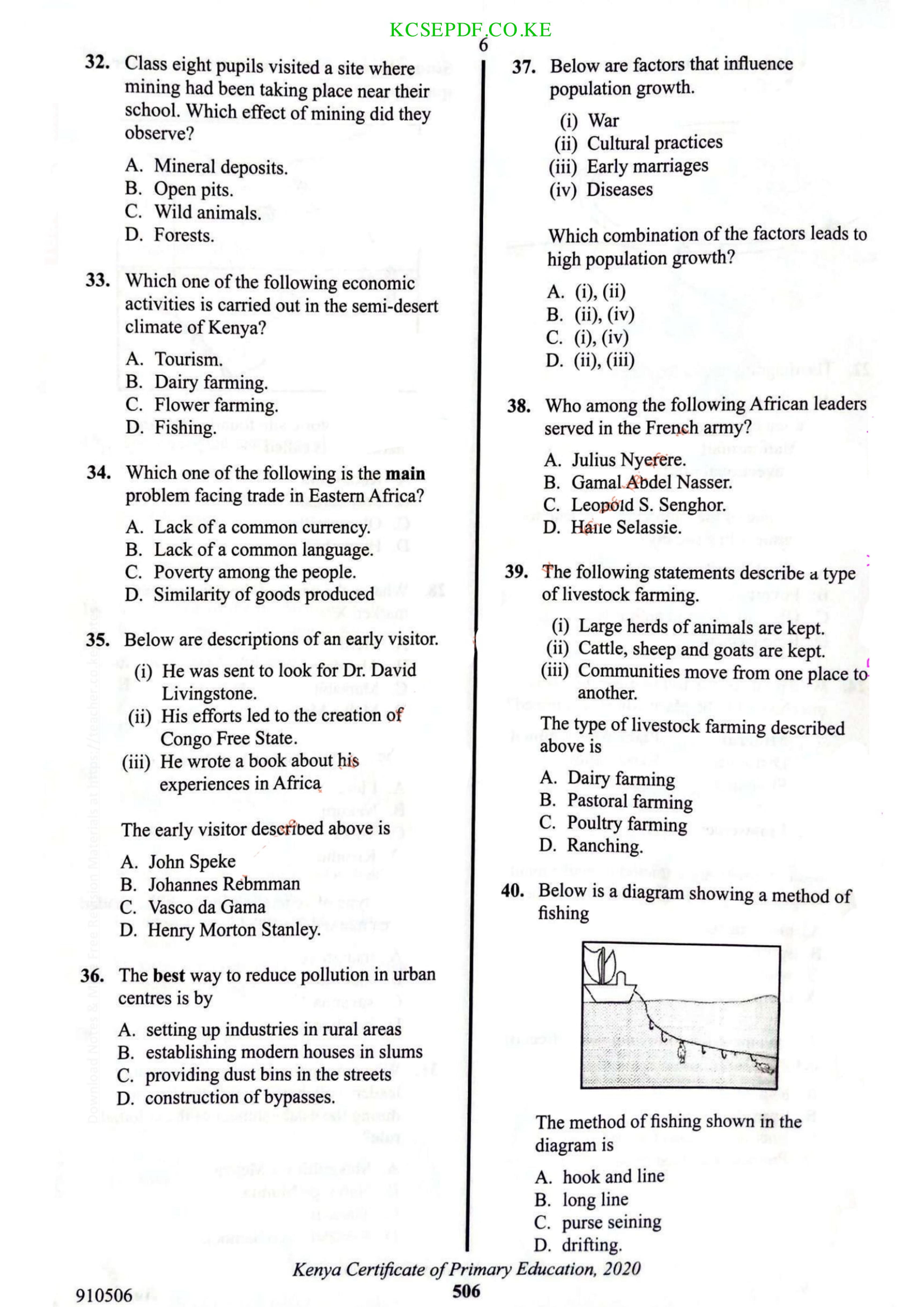 How to Use the Answer Sheet (2021) — page 6 of 11