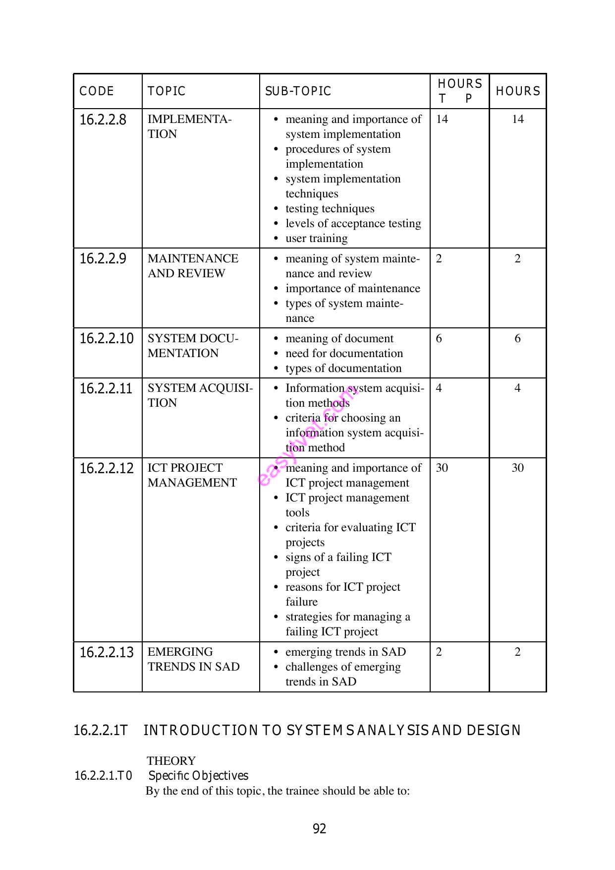 System Analysis AND Design — page 3 of 12