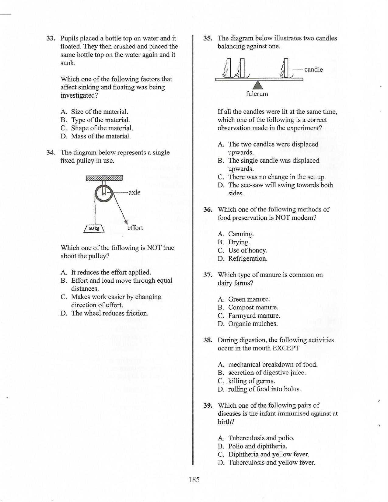 How to Use the Answer Sheet (2017) — page 6 of 8